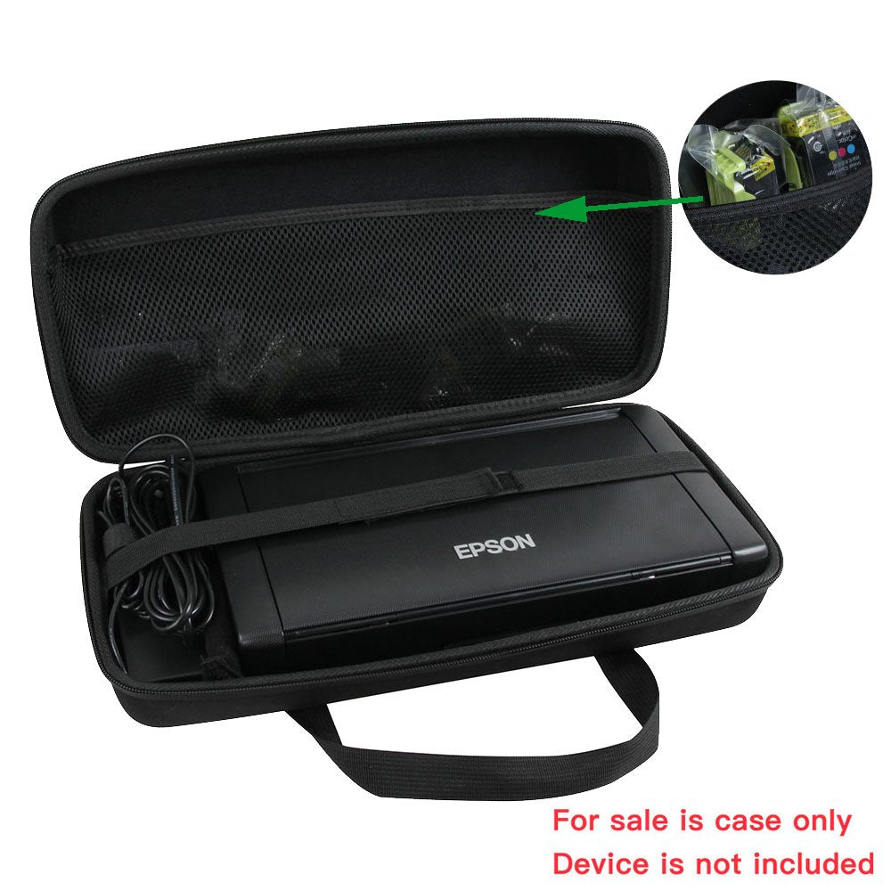 Hard EVA Travel Case for Epson Workforce WF-100 Wireless Mobile Printer by Hermitshell