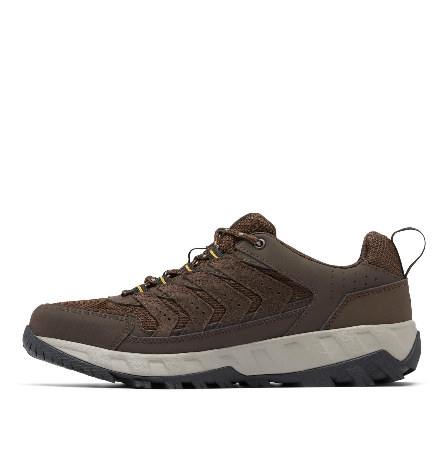 Columbia Men's Strata Trail Low, Cordovan/Golden Yellow, 7.5