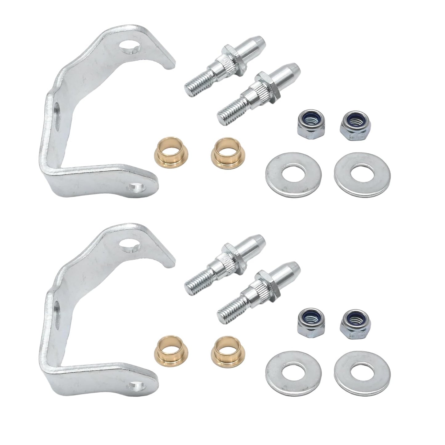 Anxingo 1 Pair 38456 Driver Side Door Hinge Pin and Bushing Kit Replacement for Chevrolet Silverado 1500 2500 3500 Replacement for GMC Sierra Yukon Left Door Hinge Pin and Bushing Kit Replace 6038456