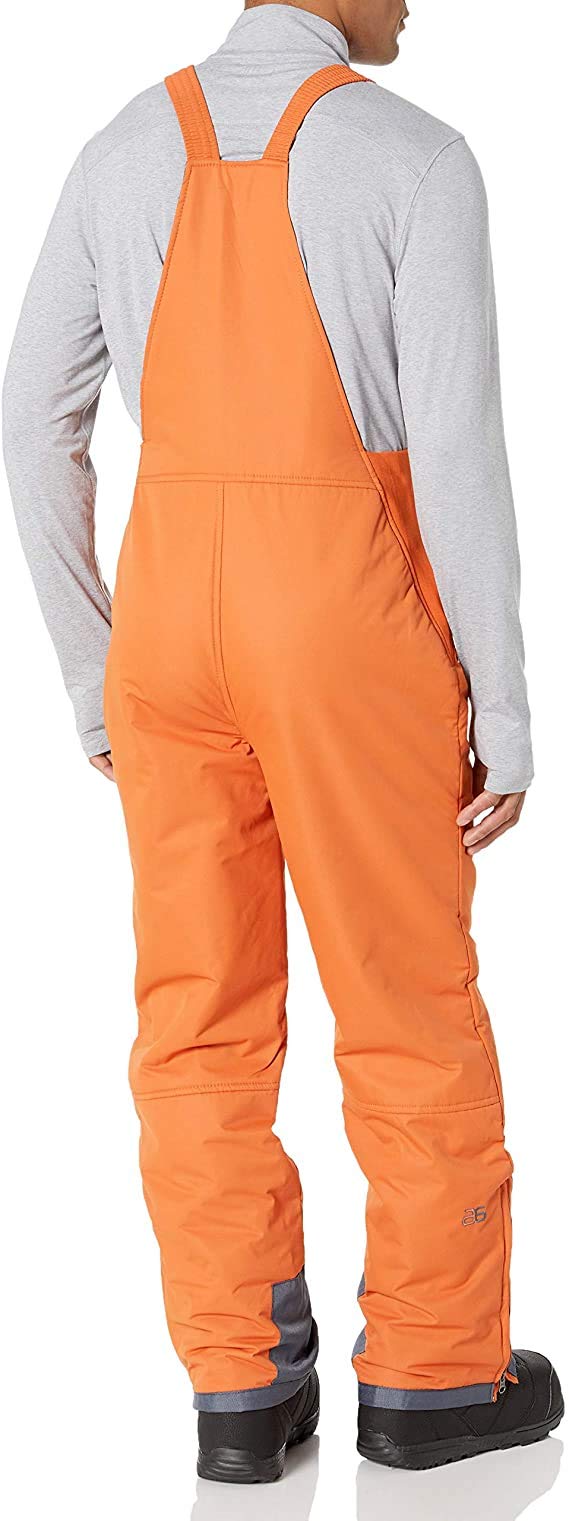 Arctix Men's Essential Insulated Bib Overalls, Burnt Orange, X-Large (40-42W * 34L)