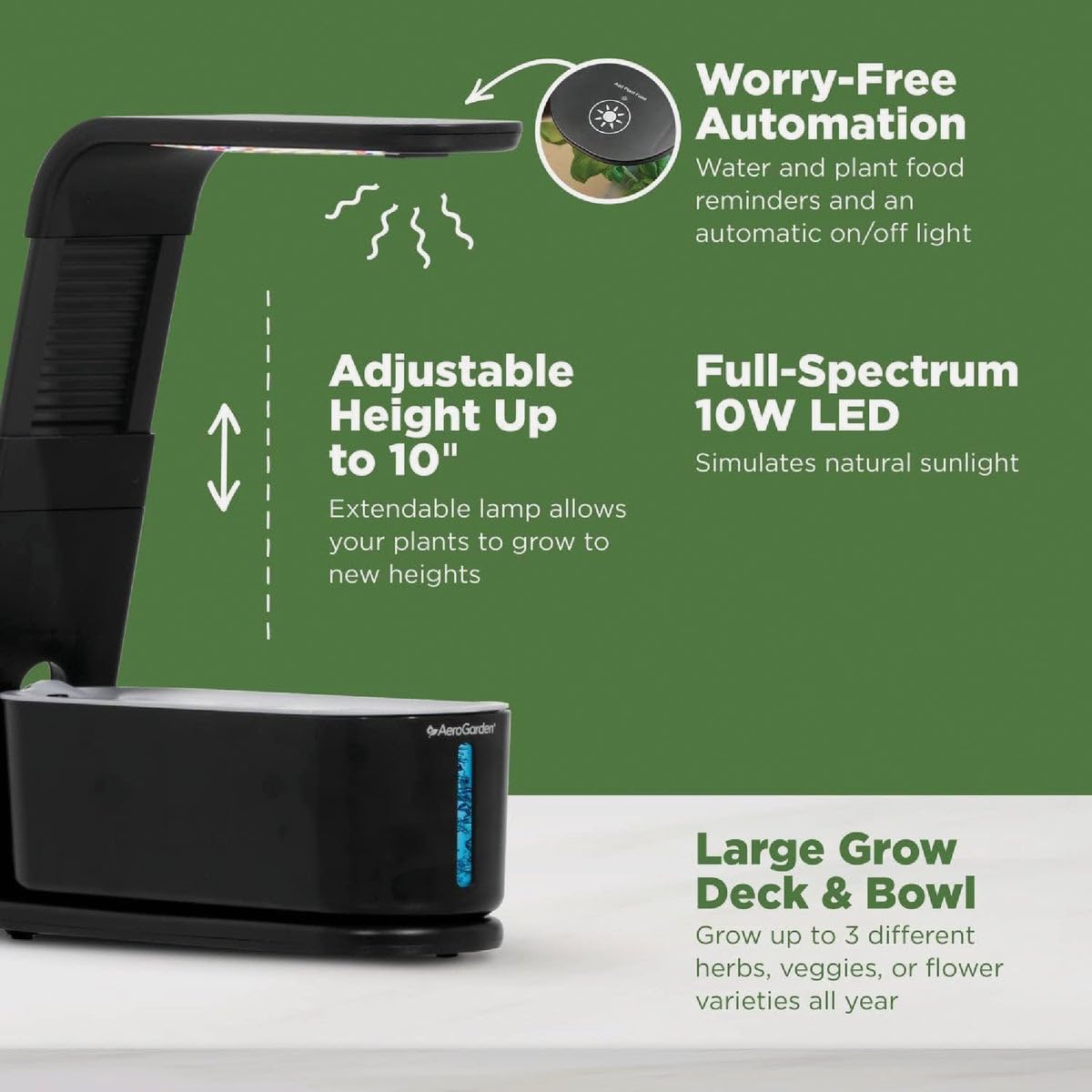 AeroGarden Sprout LED - White (2020 Model)