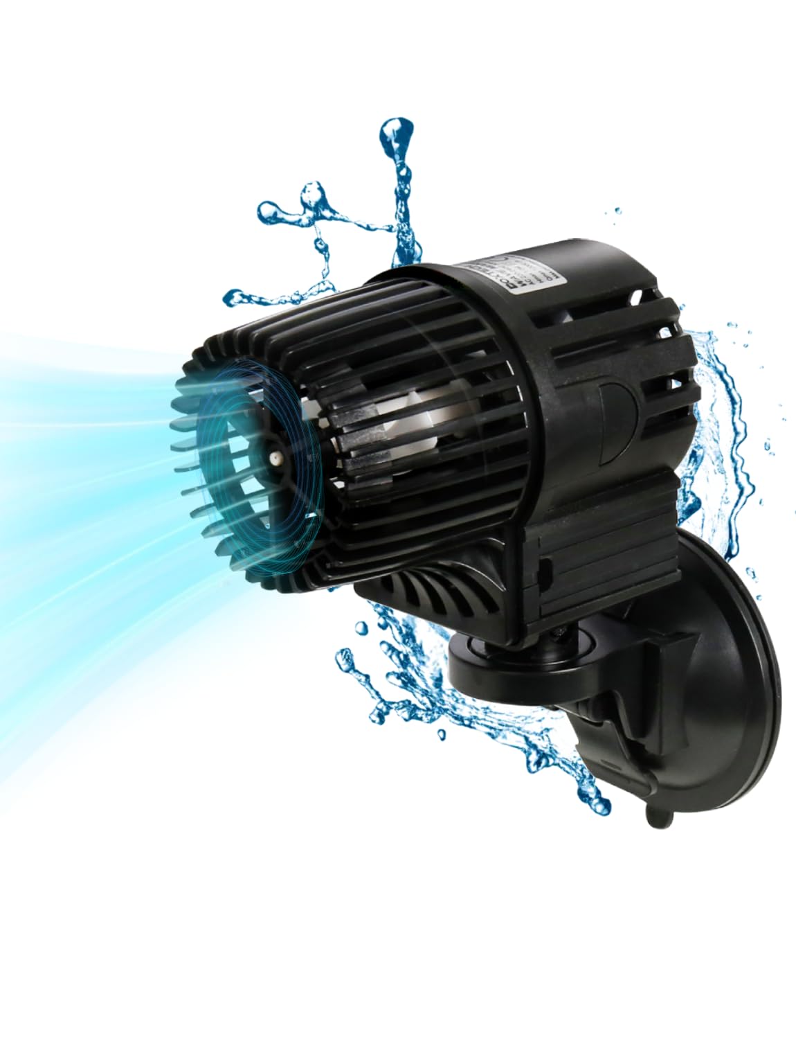 UPETTOOLS Aquarium Circulation Powerhead,Powerful Wavemaker Pump, Controllable Submersible Circulation Pump for 20-75 Gallon Fish Tanks with Suction Cup