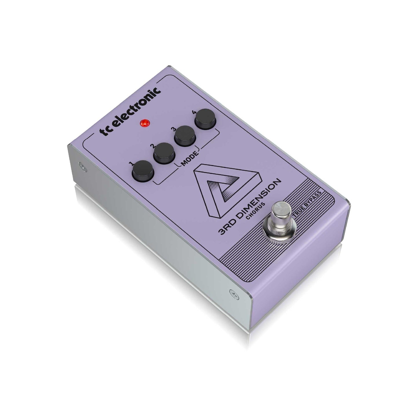TC Electronic 3RD DIMENSION CHORUS Vintage Analog Chorus Pedal Recreation with 4-Button Effect Selection and BBD Circuitry