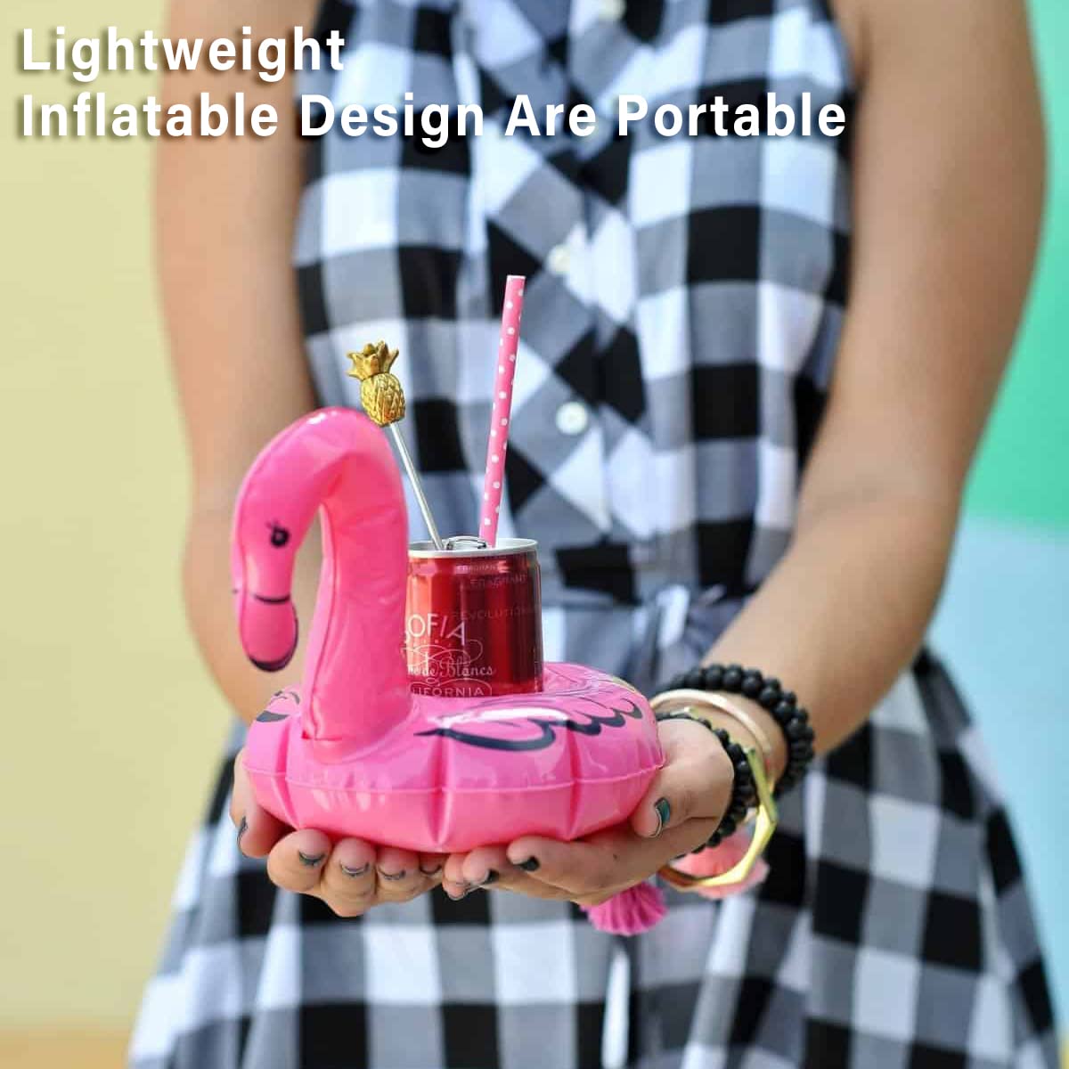 40 Pack Inflatable Drink Holders, Drink Floats Inflatable Pool Cup Holder Coasters for Pool Party