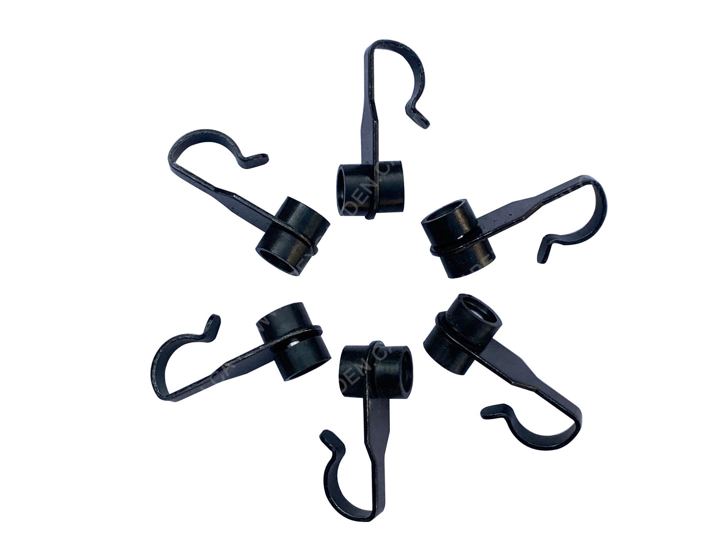 APEX GARDEN Replacement Steel Metal Slide Hooks with Wheels for Gazebo Curtains/Mosquito Net Screen/Rails and Tracks of Gazebo - Quantity of 36 -