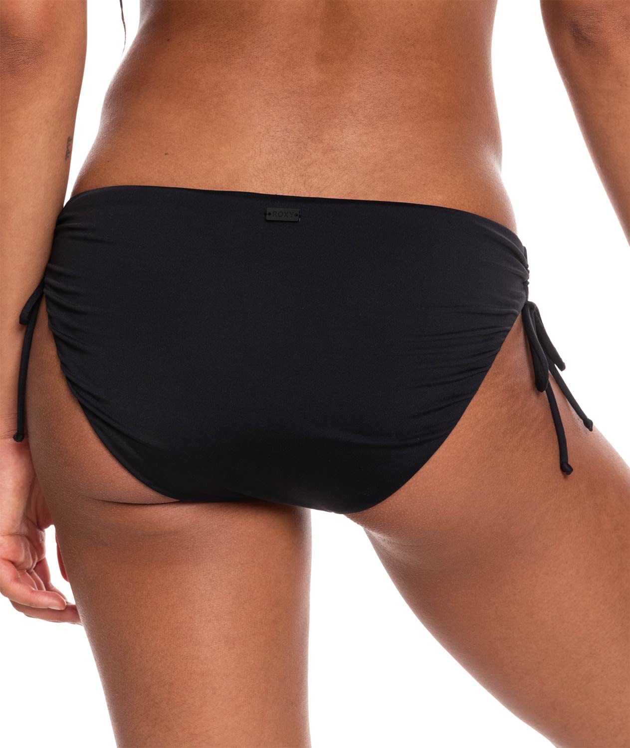 Roxy Women’s Bikini Bottom – UPF 50+, Quick-Dry, Stretch Fabric, Swimsuit Bottom, Surf & Beachwear, Anthracite, Medium
