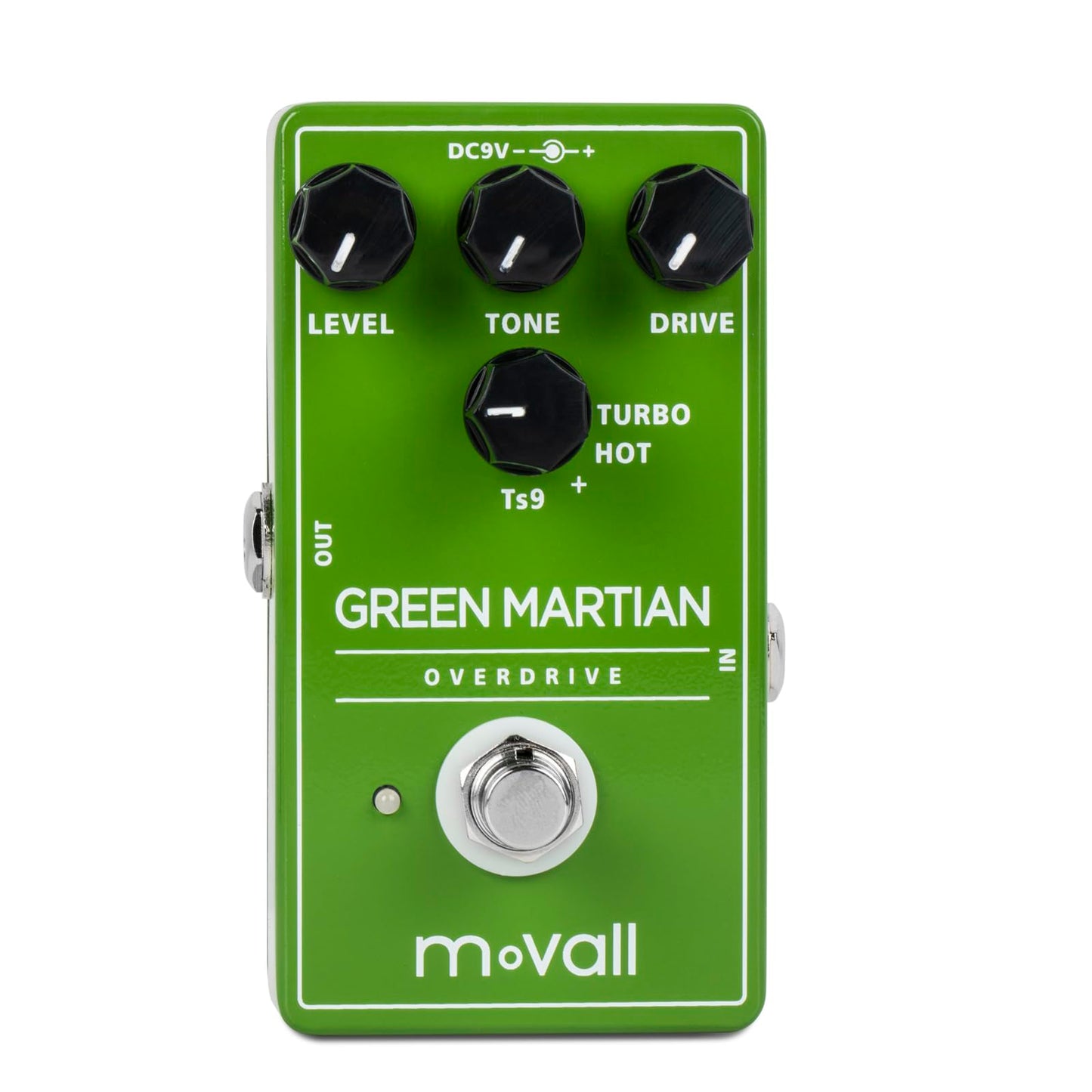 Overdrive Guitar Effect Pedal - Movall MP105 Green Martian