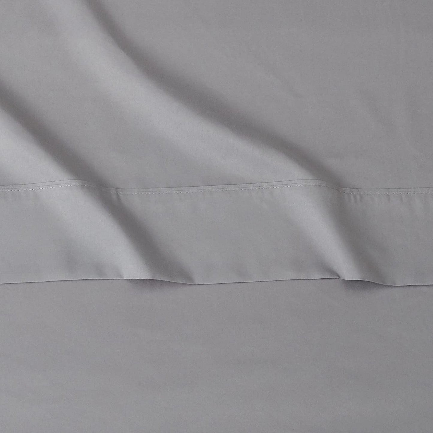 Amazon Basics Soft, Breathable, Wrinkle-free Microfiber 4 Piece Bed Sheet Set, 36cm Deep Pockets, King, Dark Gray, Solid