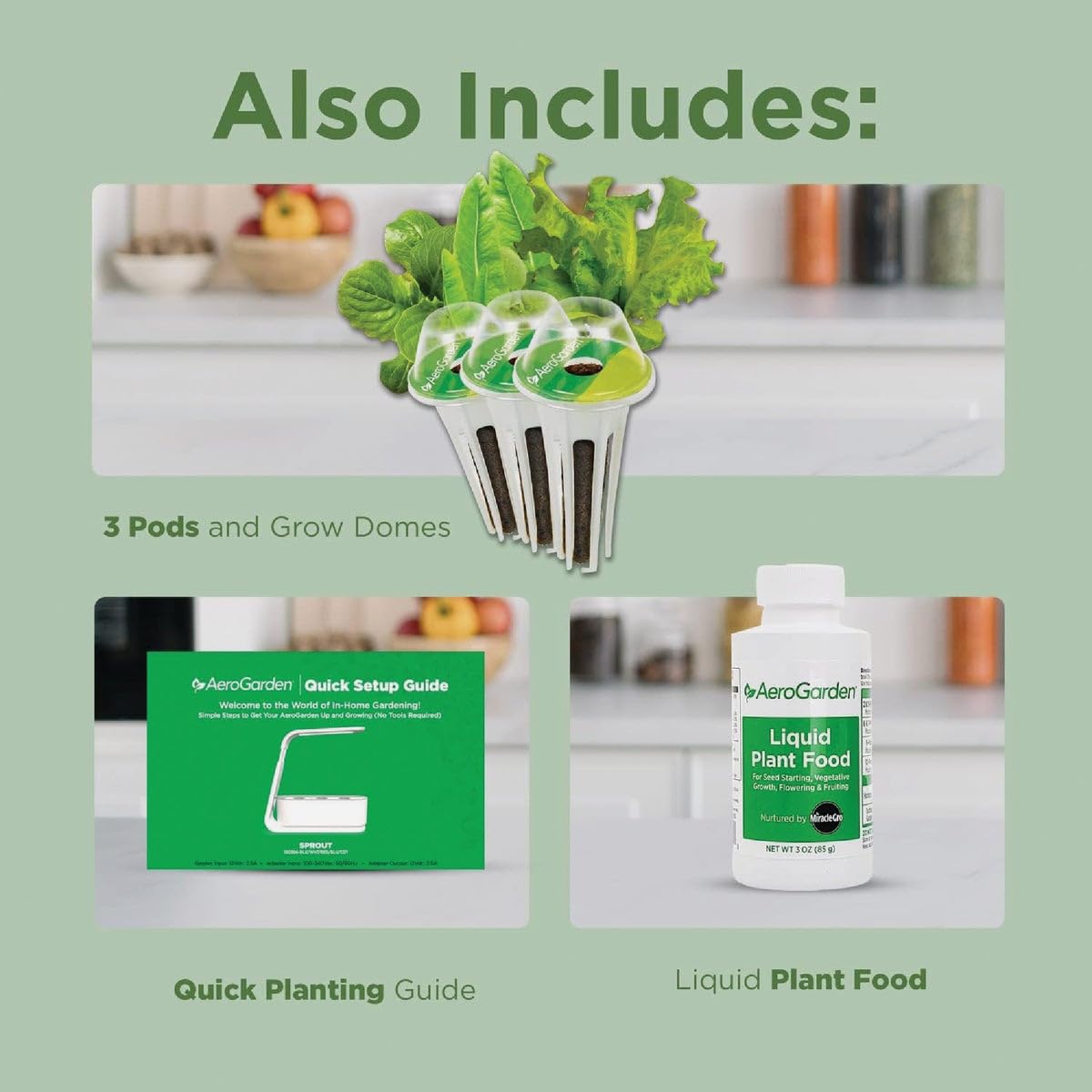 AeroGarden Sprout LED - White (2020 Model)