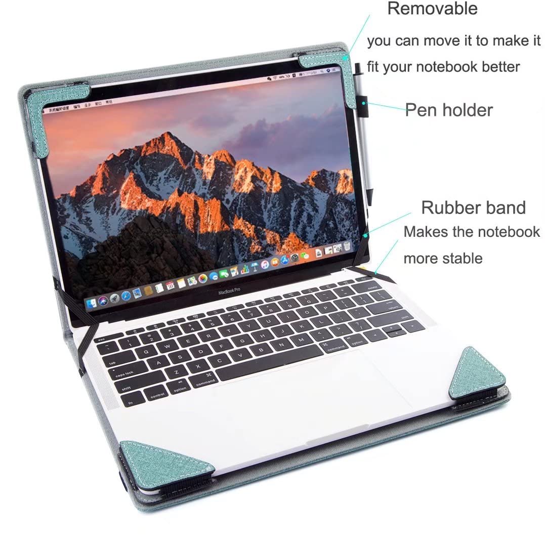 Berfea Stand Cover Case Compatible with 15" Acer Chromebook 715 CB715,Chromebook 315 CB315 CB315-3H CB315-4H CB315-5H 15.6 inch Laptop Notebook Protective Sleeve Hard Case Shell