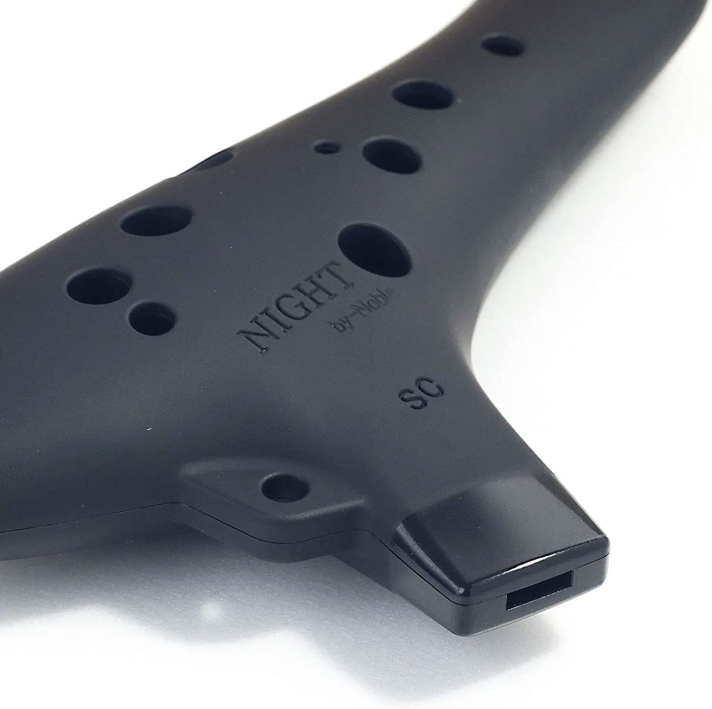 Night By Noble Plastic Ocarina SC Black (Soprano C Style)