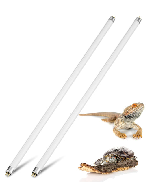 BrightArk T5 10.0 UVB Reptile Light 24W, 2 Pack, 22in, for Bearded Dragon, Chameleon, Tortoises, Lizards, Turtles