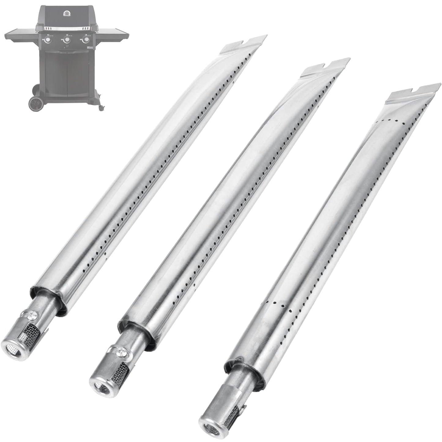 BBQration 14 5/16" Grill Burner for Broil King Grill Replacement Parts 9865-54 9468-54 9468-84 Signet, Sovereign, Grill Parts for Broil King BBQ Parts, Broil-Mate, Sterling and More