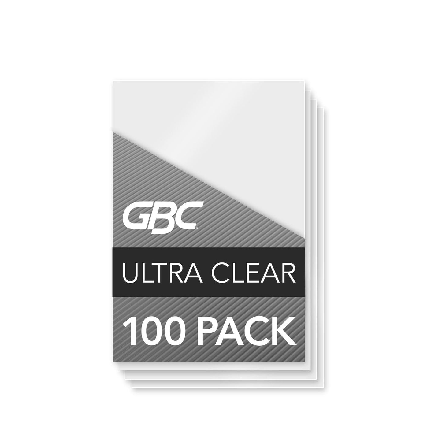 GBC UltraClear Thermal Laminating Pouches, Government ID Size, 5 Mil Thickness, 100 Pouches per Pack (1346556005)