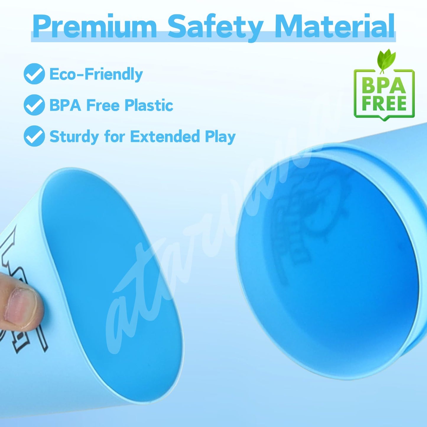 48pcs Sport Stacking Cups, Atarvana Quick Stacking Cups Set with Carry Bag Speed Training Games for Travel Party Challenge Competition Gift for Teens and Adults