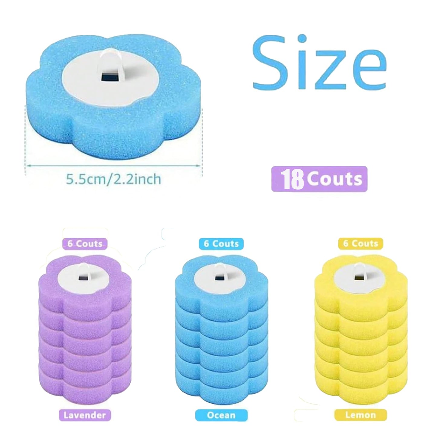 Snofrid Toilet Disposable Brush with Holder & Refill Heads - Hygienic Sanitary Toilet Cleaner for Easy Cleaning, Streak-Free Fresh Bathroom, No Mess Disposable Toilet Bowl (1, Refill (36 pcs))
