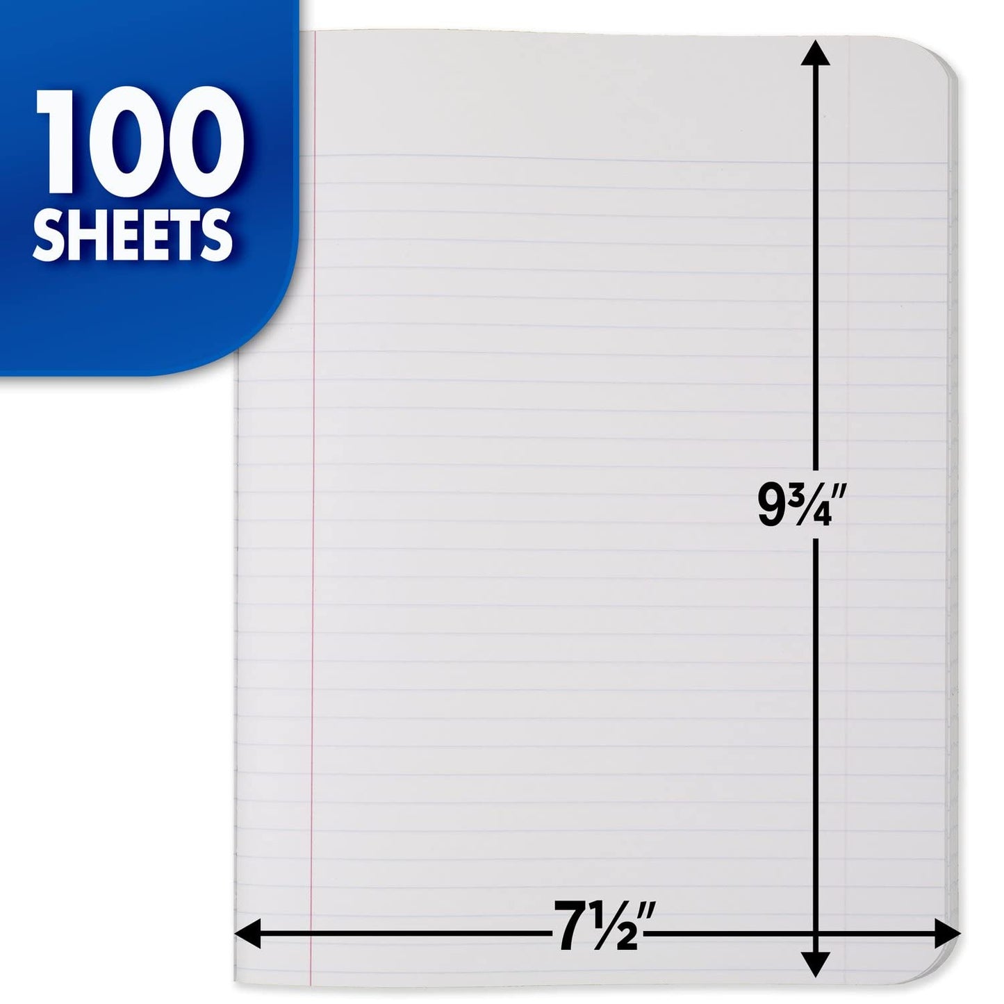 Mead Composition Notebook, College-Ruled, 100 Sheets, 12 Pack (72938)