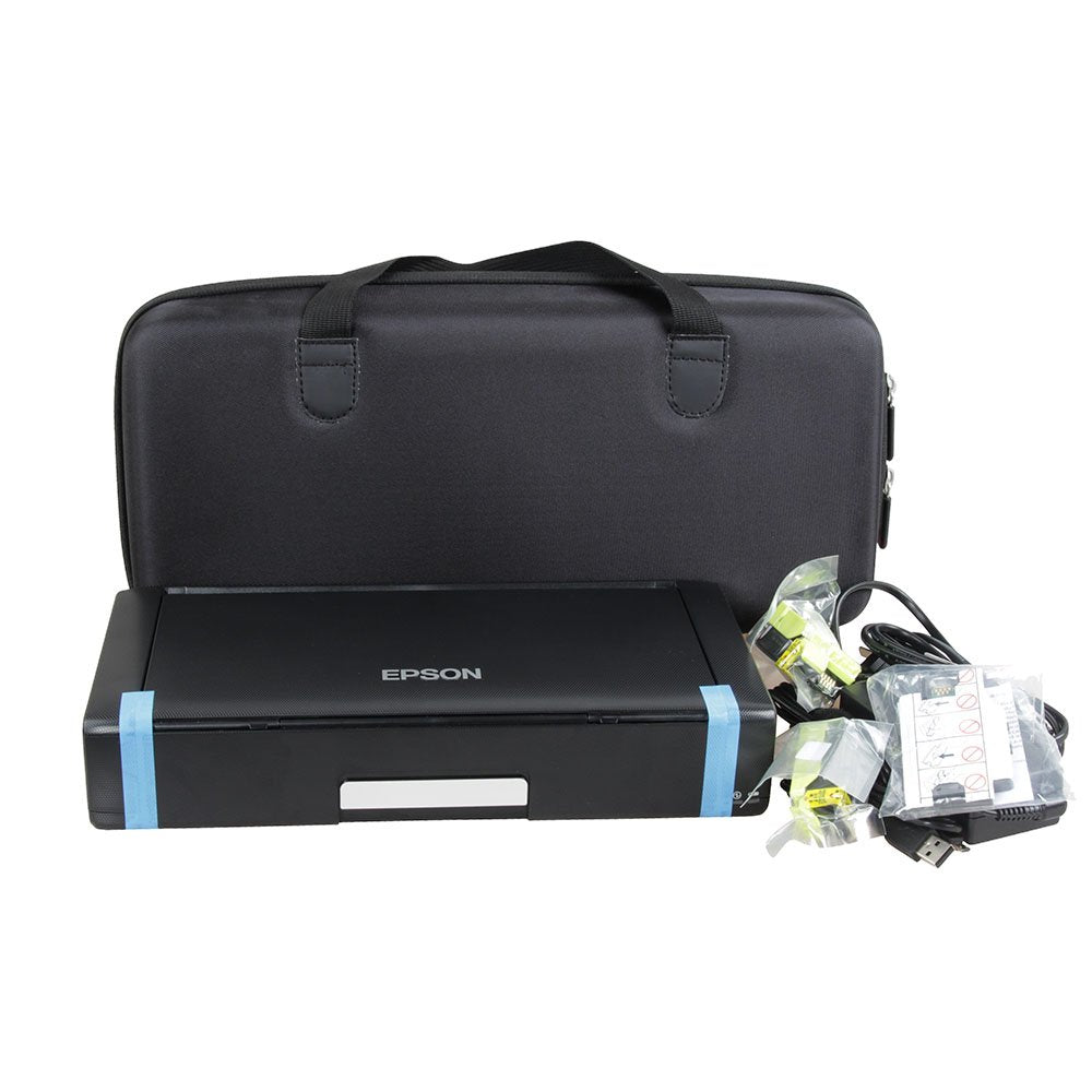 Hard EVA Travel Case for Epson Workforce WF-100 Wireless Mobile Printer by Hermitshell