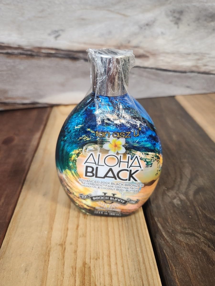ALOHA BLACK 13.5 oz TANNING LOTION