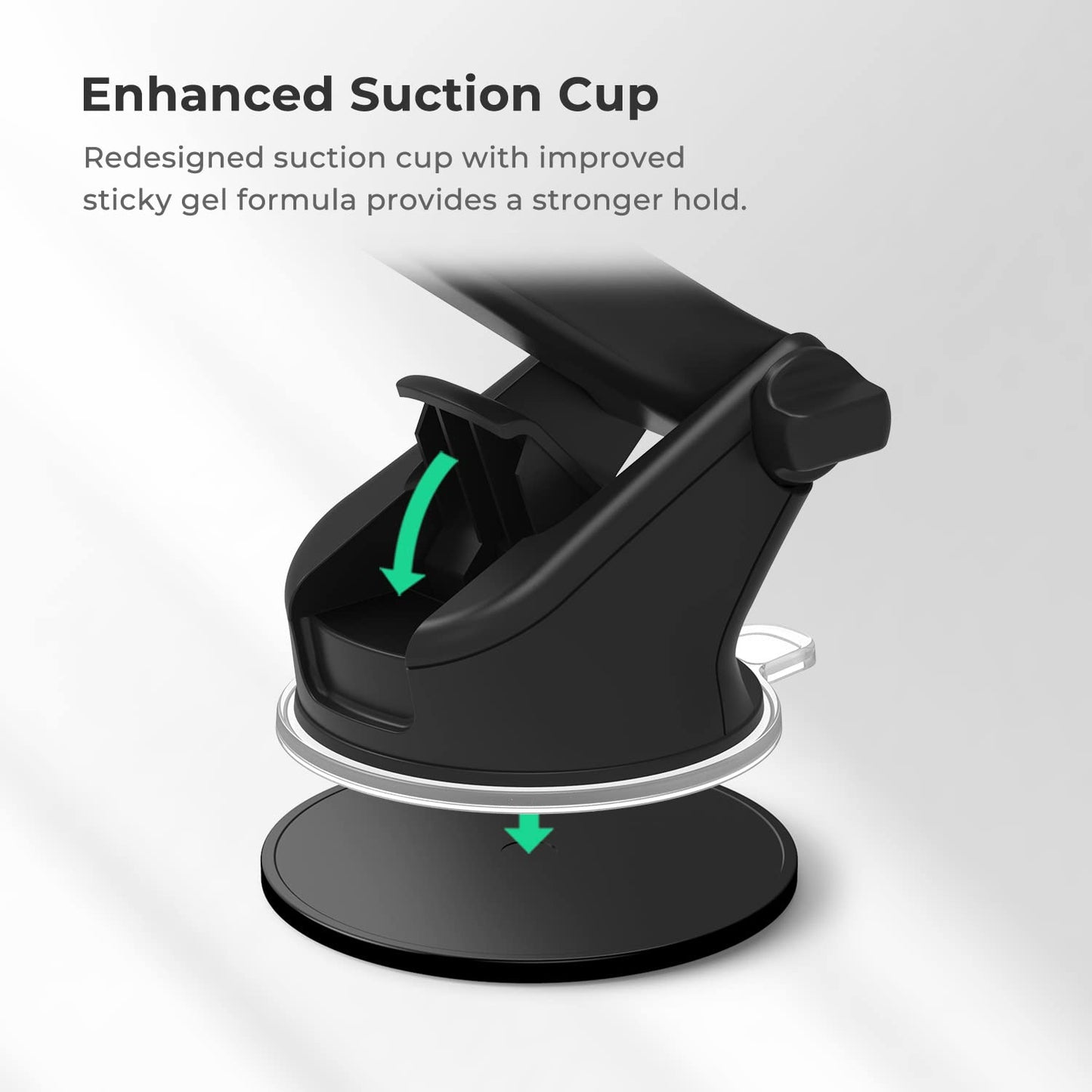 iOttie Easy One Touch 5 Dashboard & Windshield Car Mount Phone Holder Desk Stand for iPhone, Samsung, Moto, Huawei, Nokia, LG, Smartphones