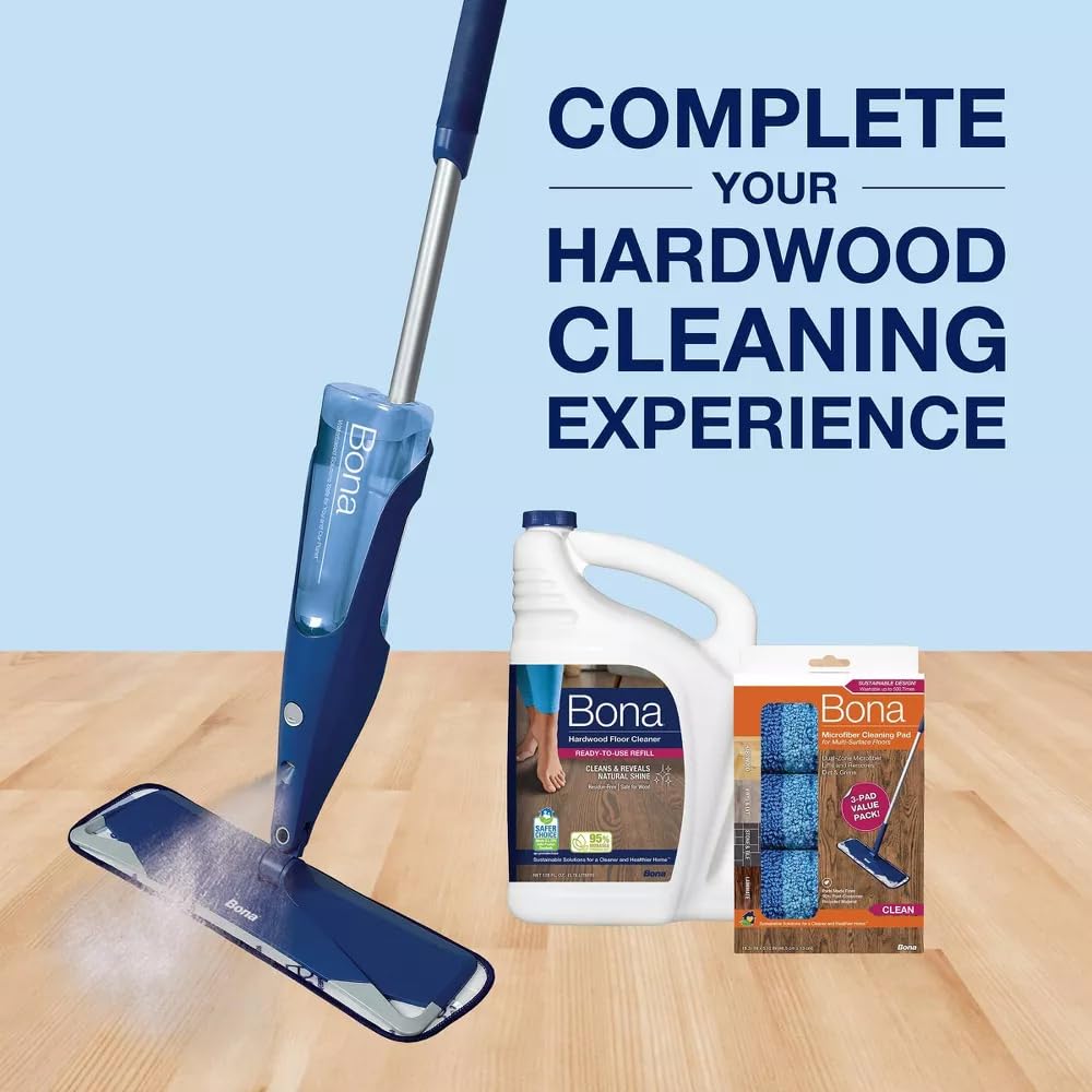 Bona Hardwood Floor Cleaner Refill, 128 Fl Oz (Pack of 1) (128 Fl Oz (Pack of 1))
