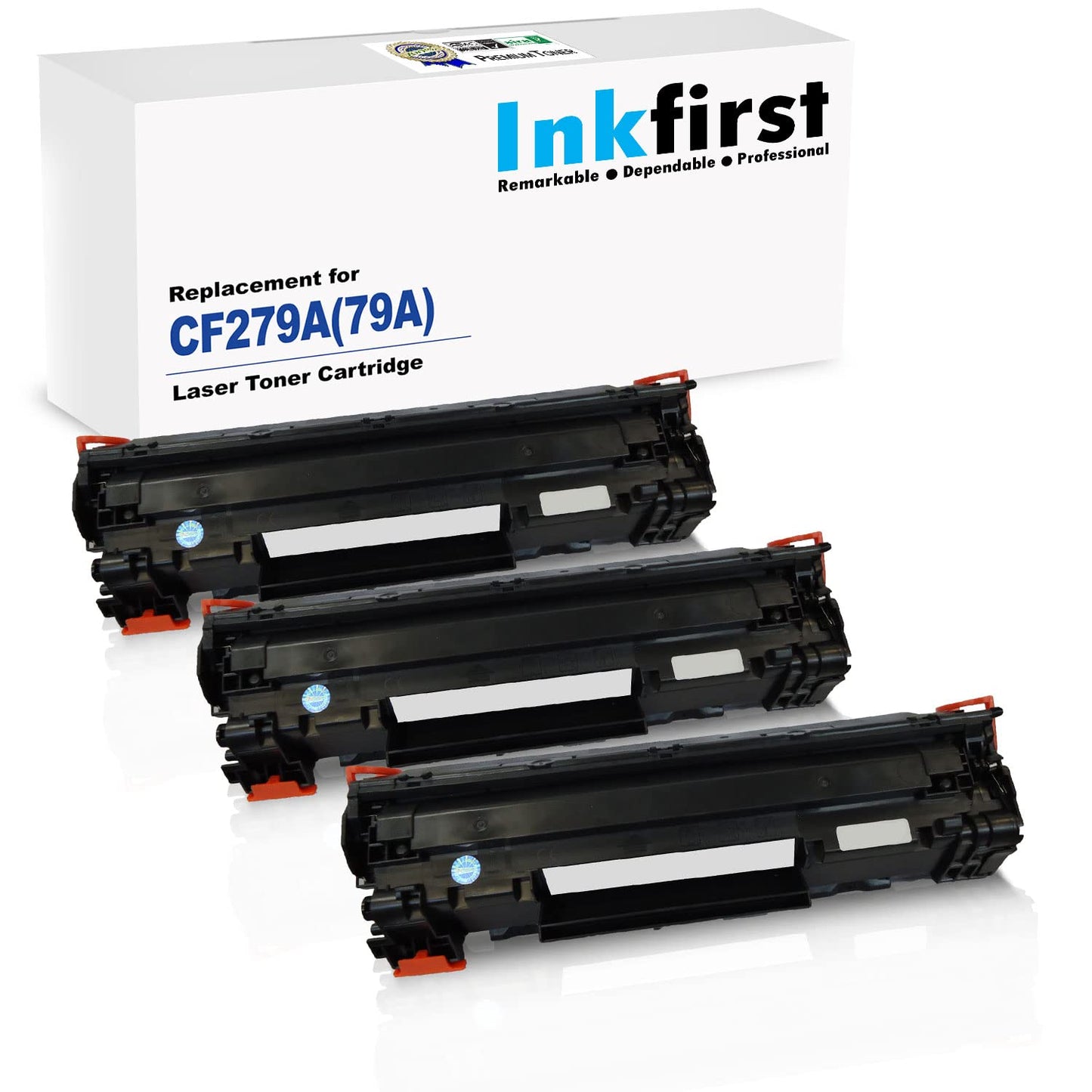 3 Inkfirst Compatible Toner Cartridges Replacement for HP CF279A 79A LaserJet Pro MFP M26a MFP M26nw M12a M12w