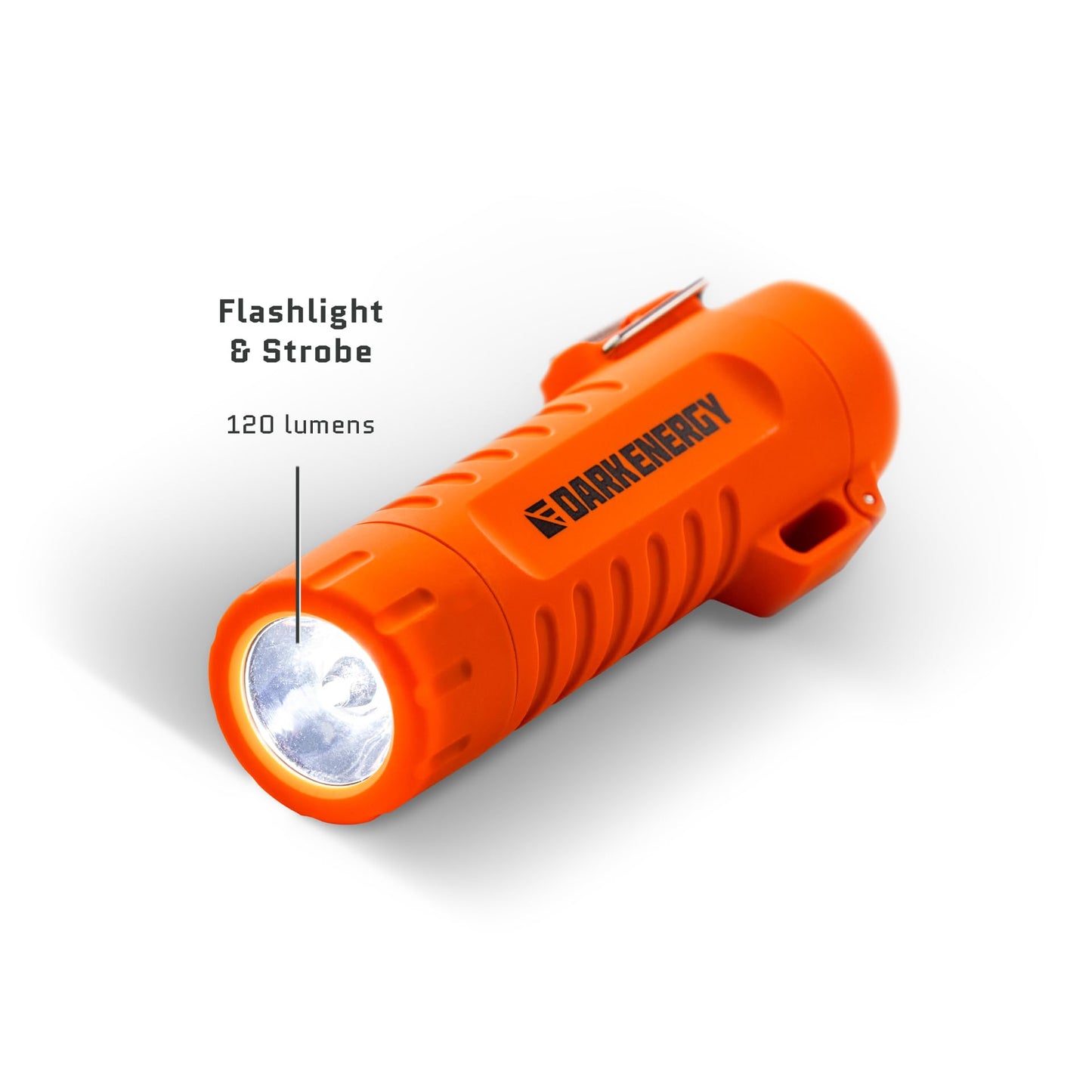 Dark Energy Plasma Lighter - Rechargeable Mini Flashlight - Camping Essentials (Orange)