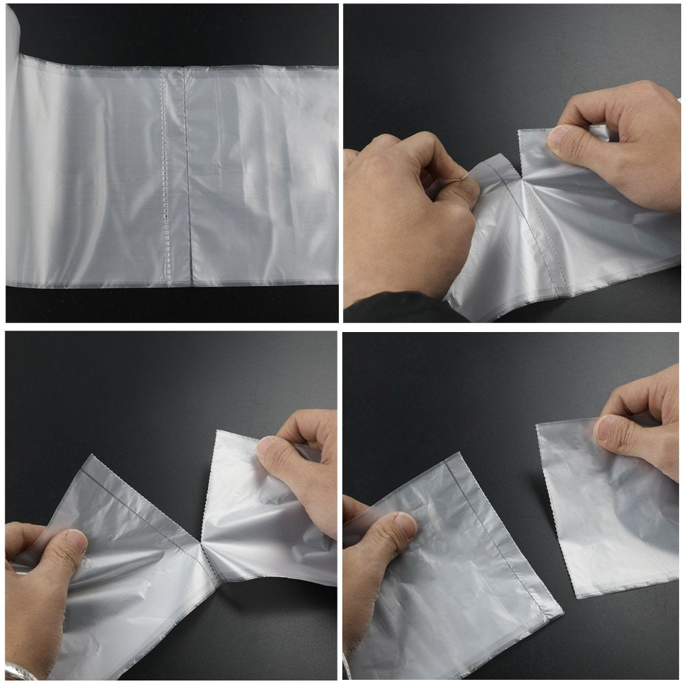 Cand 8 Gallon Garbage Bags, Clear Trash Bags Medium, 300 Counts