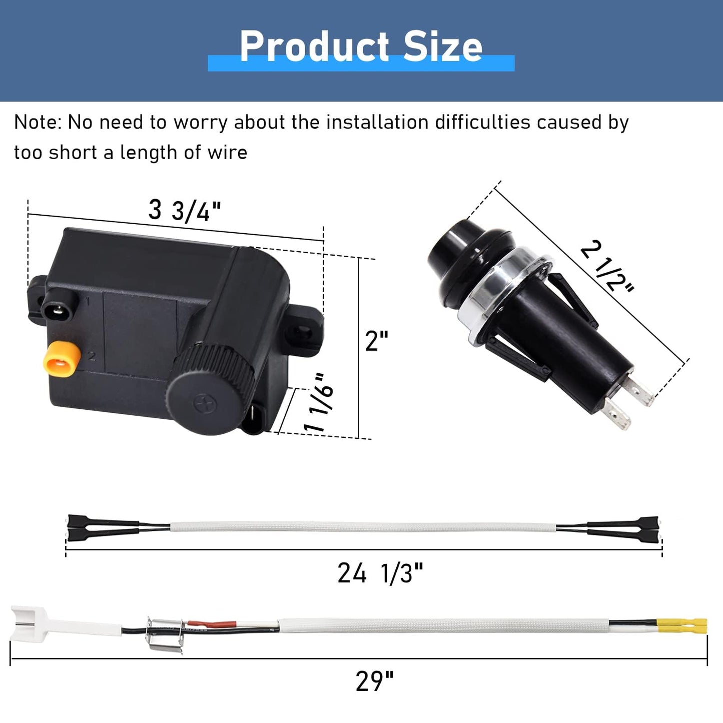 Criditpid Barbecue Replacement Parts for Weber Spirit I & II 200 with Front Control, Spirit E210, E220, S210, S220, Stainless Steel 7635 Flavorizer Bars, 69785 BBQ Burner Tubes & 7642 Igniter Kit.