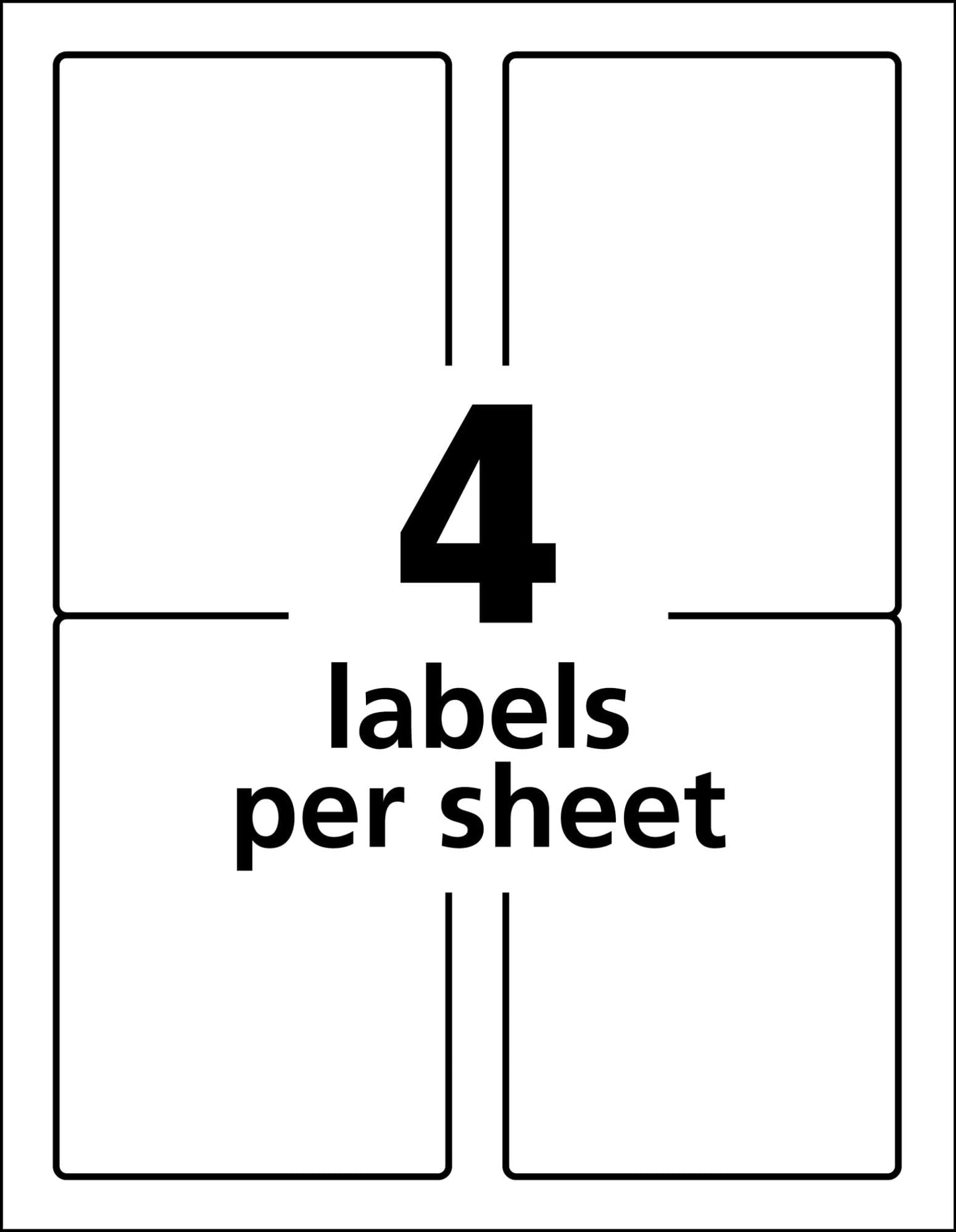 Permanent Durable ID Labels 200/BX