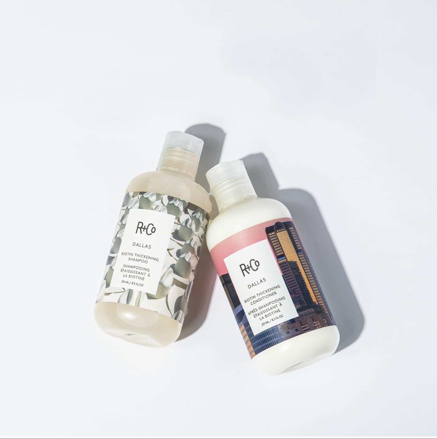R+Co Dallas Biotin Thickening Conditioner | Weightless Hydration, Strengthens + Enhances Shine | Vegan + Cruelty-Free | 8.5 Fl Oz
