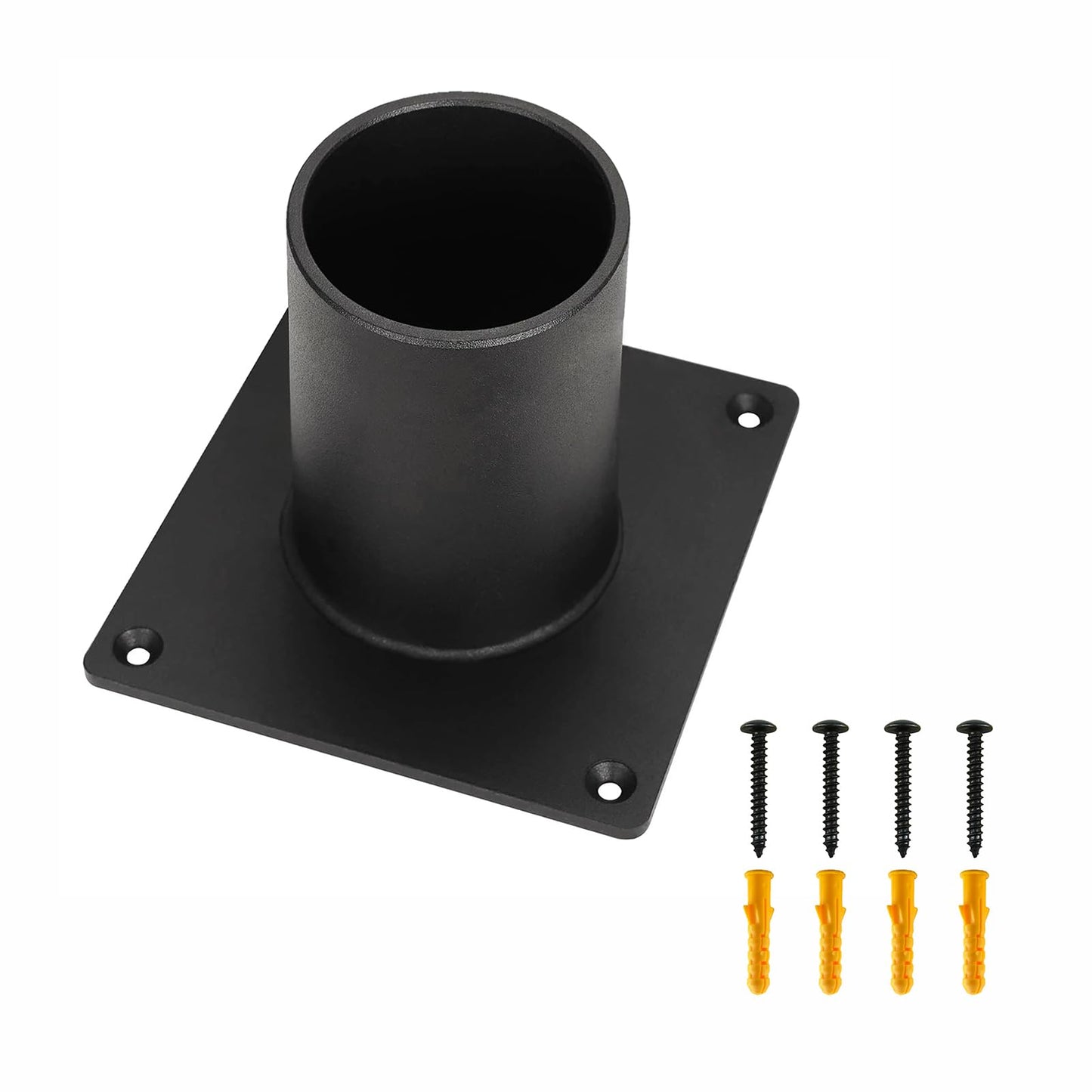 Heavy Duty Pier Mount Adapter for 3" Surface Mount Post, Mounting Hardware Included