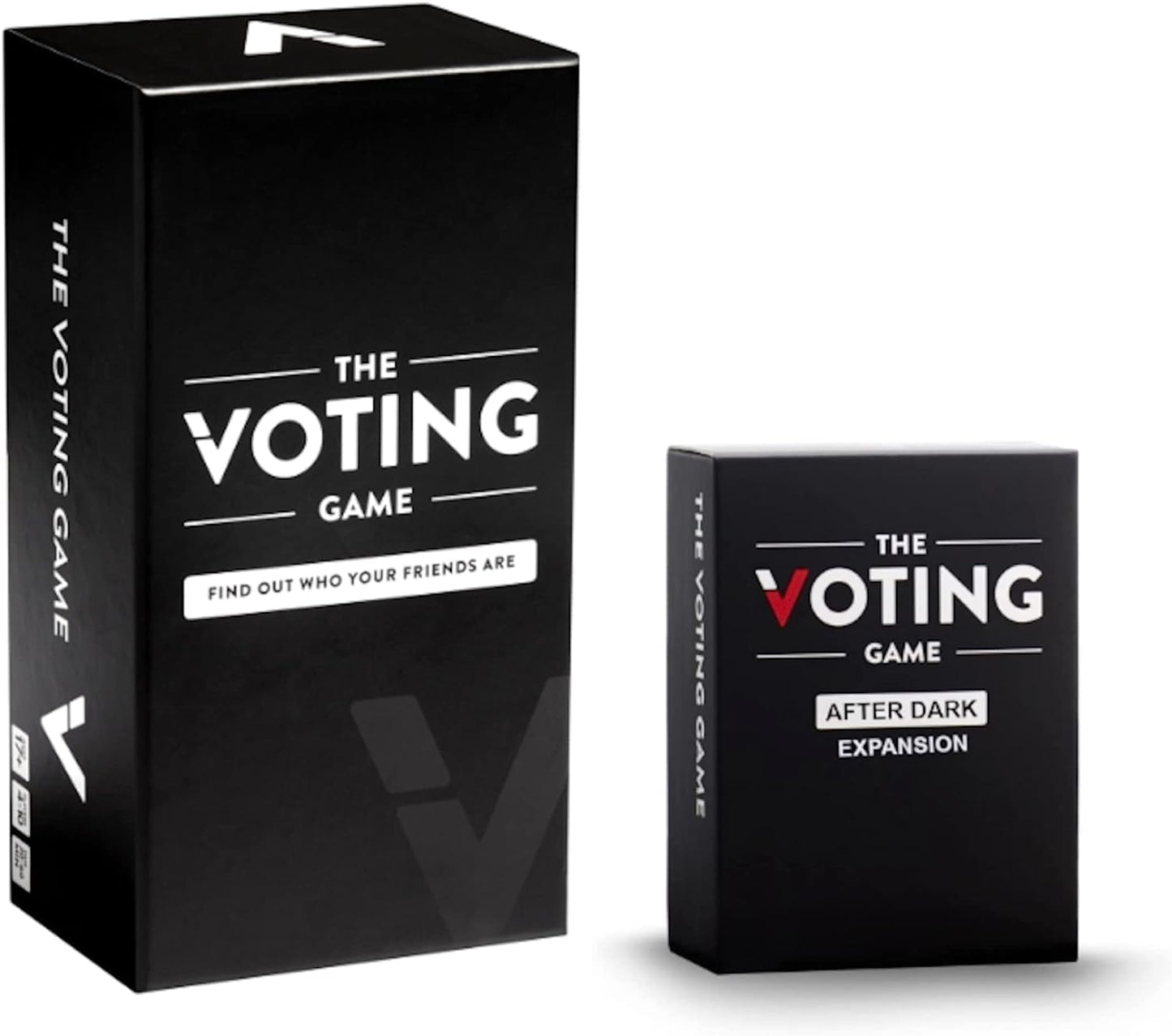 The Voting Game + After Dark Expansion Set - The Hilarious Adult Party Game About Finding Out Who Your Friends are - Perfect for College Students, Fun Parties & Board Games Night with Friends