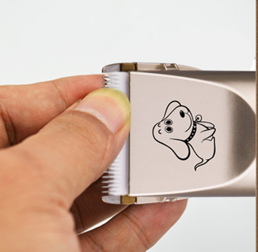 BaoRun Pet Dog Grooming Clippers Professional Rechargeable Cordless Hair Clippers with Comb Low Noise for Small Medium Large Dogs Cats