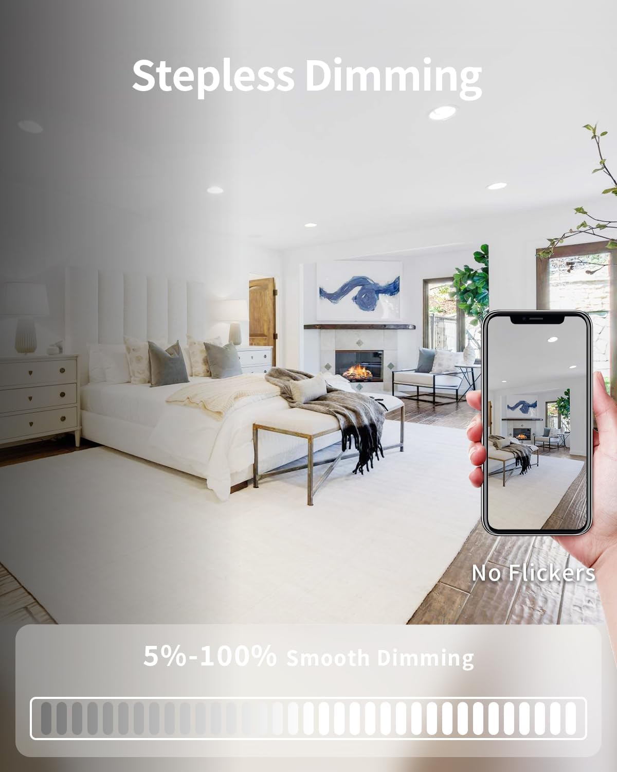 12 Pack 4 Inch 6CCT LED Recessed Pot Lights with Junction Box, Dimmable IC-Rated Ultra-Thin Ceiling Light, 2700K 3000K 3500K 4000K 5000K 6000K Color Changeable 9W 75W Eqv, 750LM