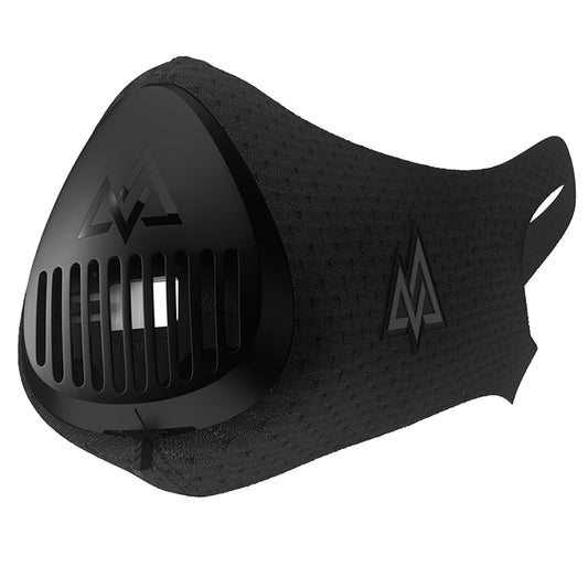 3.0 Workout Elevation Mask - Official Training Mask Used by Pros (All Black, Large)