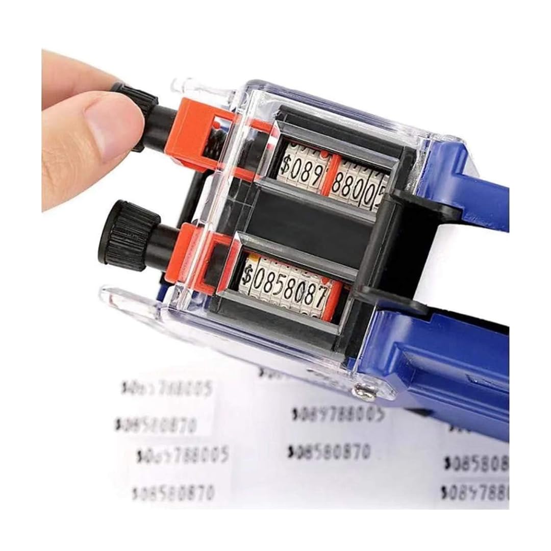 MX-6600 Price Labels - 40 Rolls, 2-Line Pricing Gun Labels for Retail - Compatible with MX-6600, MX-6602, G6000, YH-689 & More - Compatible with (Gun Not Included)