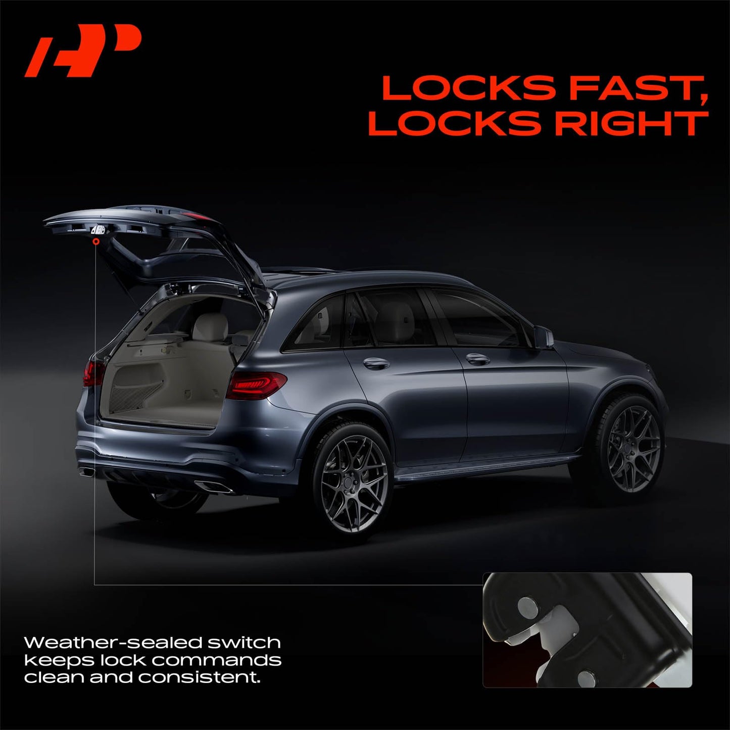 A-Premium Trunk Lid Latch Lock Actuator 90502-CA00C Compatible with Nissan Vehicles - Murano 2005-2007 Sport Utility, Versa 2007 Hatchback -Rear Tailgate Trunk Latch