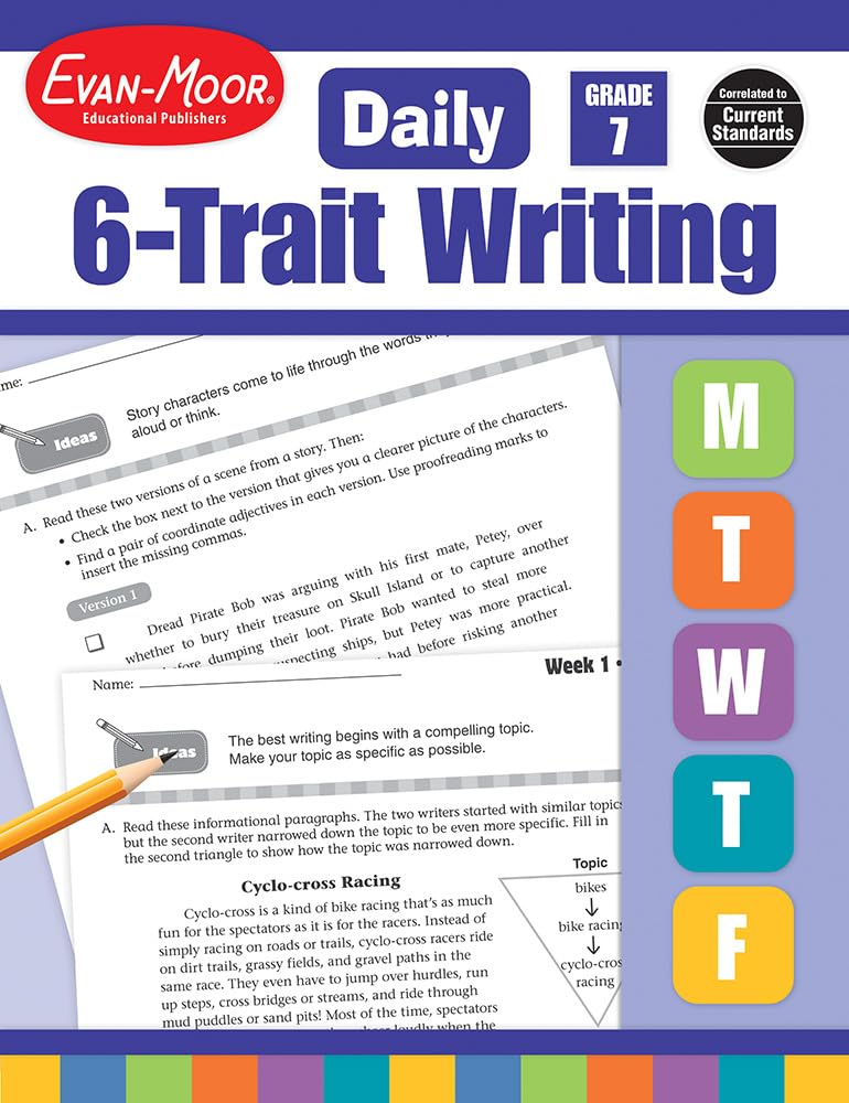 Evan-Moor Daily 6-Trait Writing, Grade 7 Teacher Edition