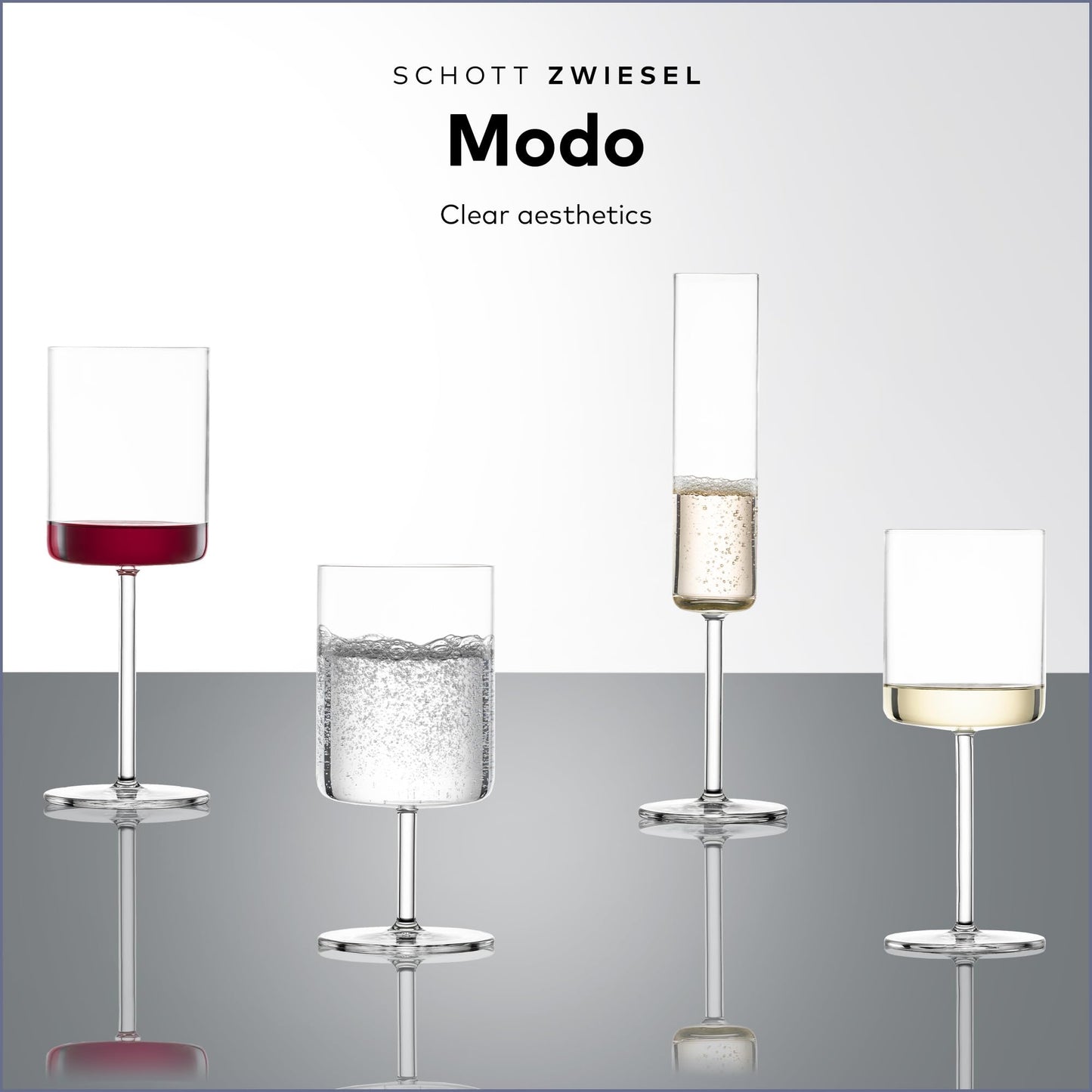 Zwiesel Glas Tritan Modo Collection White Wine Glass, 13.5-Ounce, Set of 4