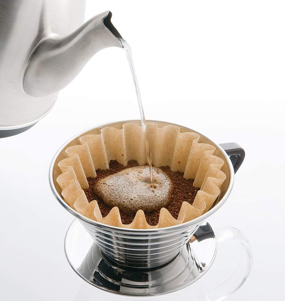 Kalita Wave Series Wave Dripper 155 [For 1 to 2 People] #04151,brown (bronze)