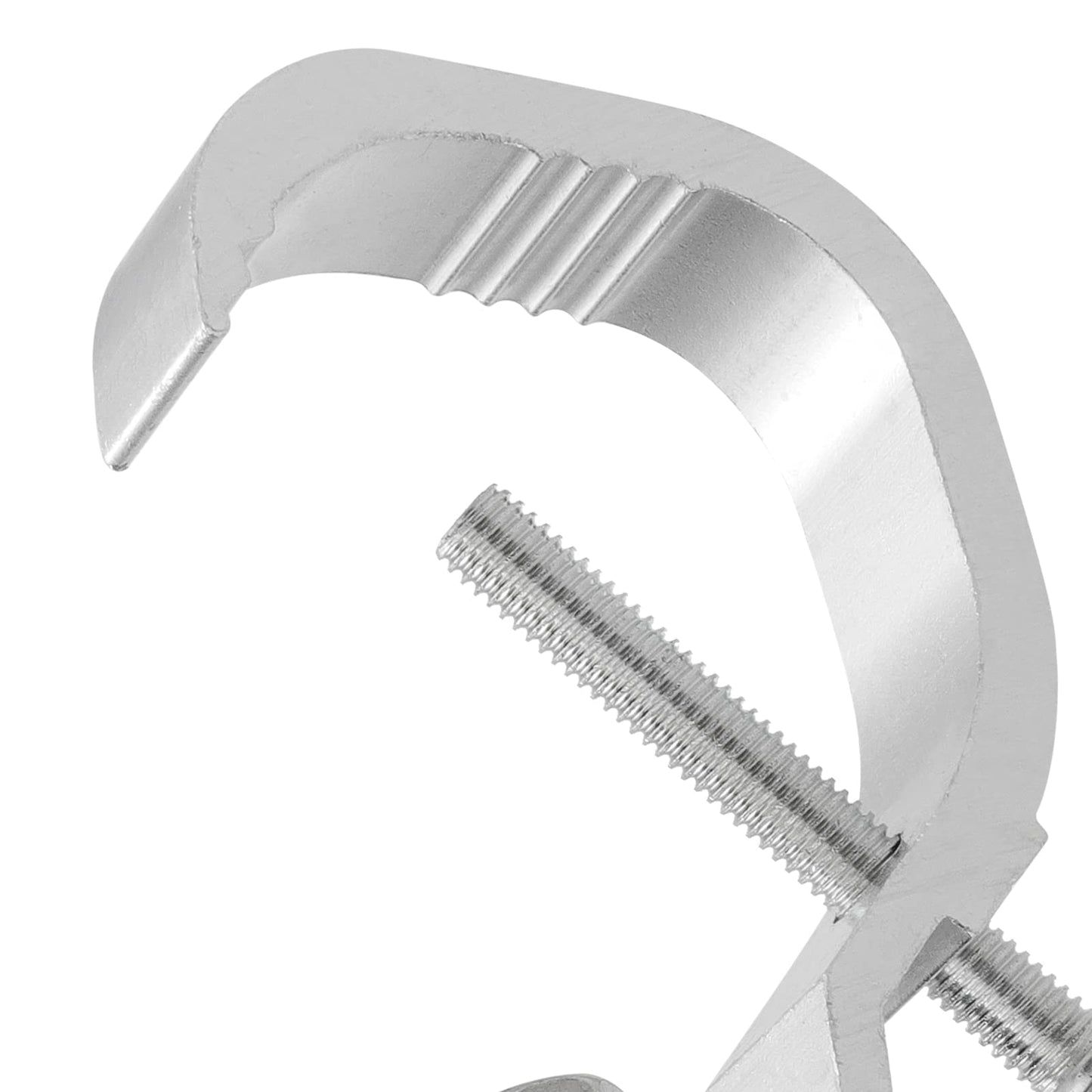 KOHAND 10 Pack Stage Light Clamp Hook, Aluminum Alloy Truss, Heavy Duty Stage Light Truss Clamp for DJ Lighting Par Lights Spot Lights, Fit for 1.18-2 Inch OD Tube/Pipe, Silver