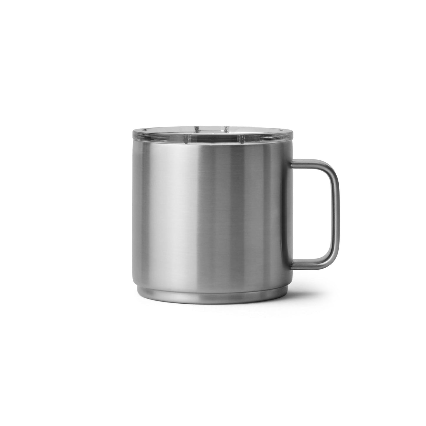 YETI Rambler 14 oz Ceramic Lined Stackable Mug, Vacuum Insulated, Stainless Steel with MagSlider Lid, Stainless