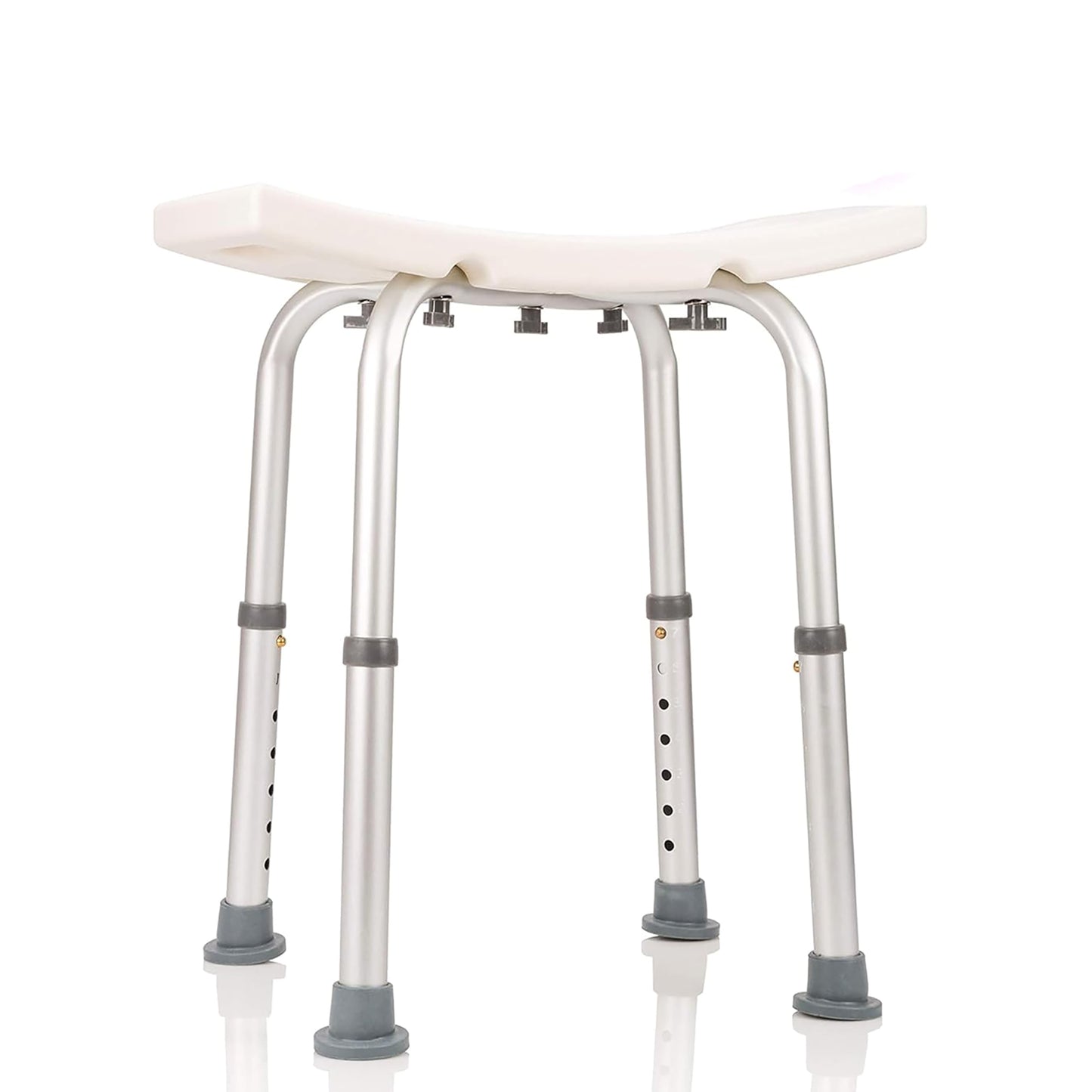 Dr. Maya Shower Chair for Inside of Shower – Adjustable Shower Stool & Bath Seat for Seniors – Lightweight Shower Bench with Anti-Slip Feet – Bathroom & Bathtub Chair for Elderly Adults | 136 Kg