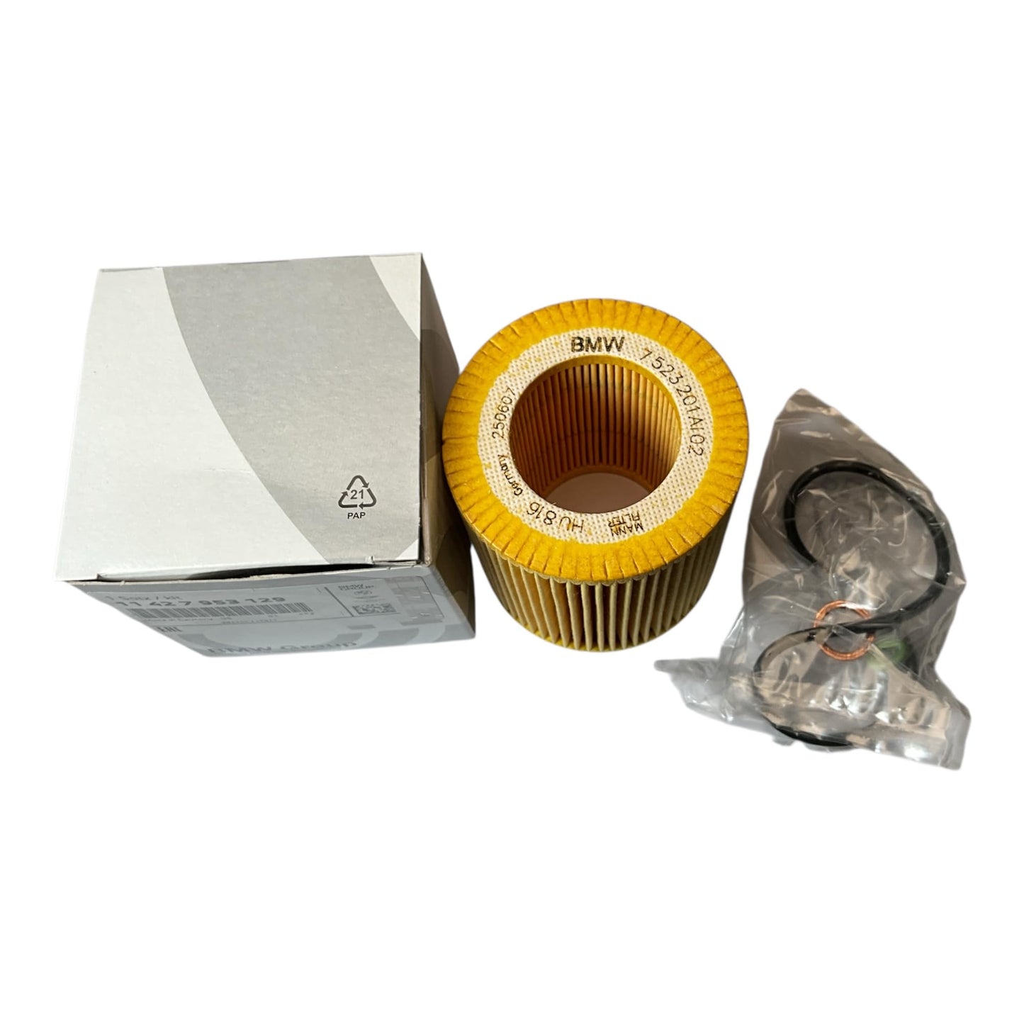 BMW 11-42-7-953-129 Set Oil-Filter Element