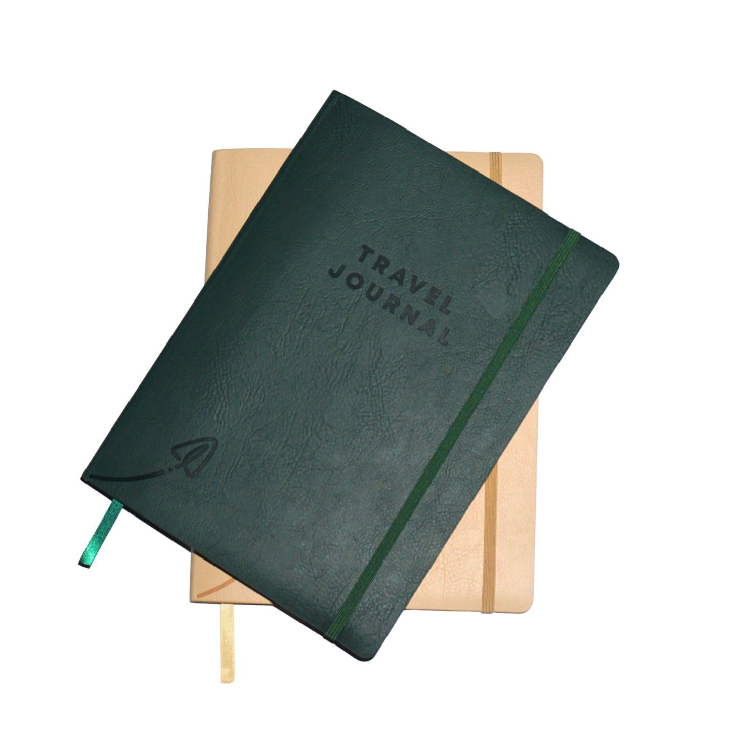 My Way Up Guided Travel Journal with Weekly Pockets for Memorabilia and Journaling Prompt Stickers Green