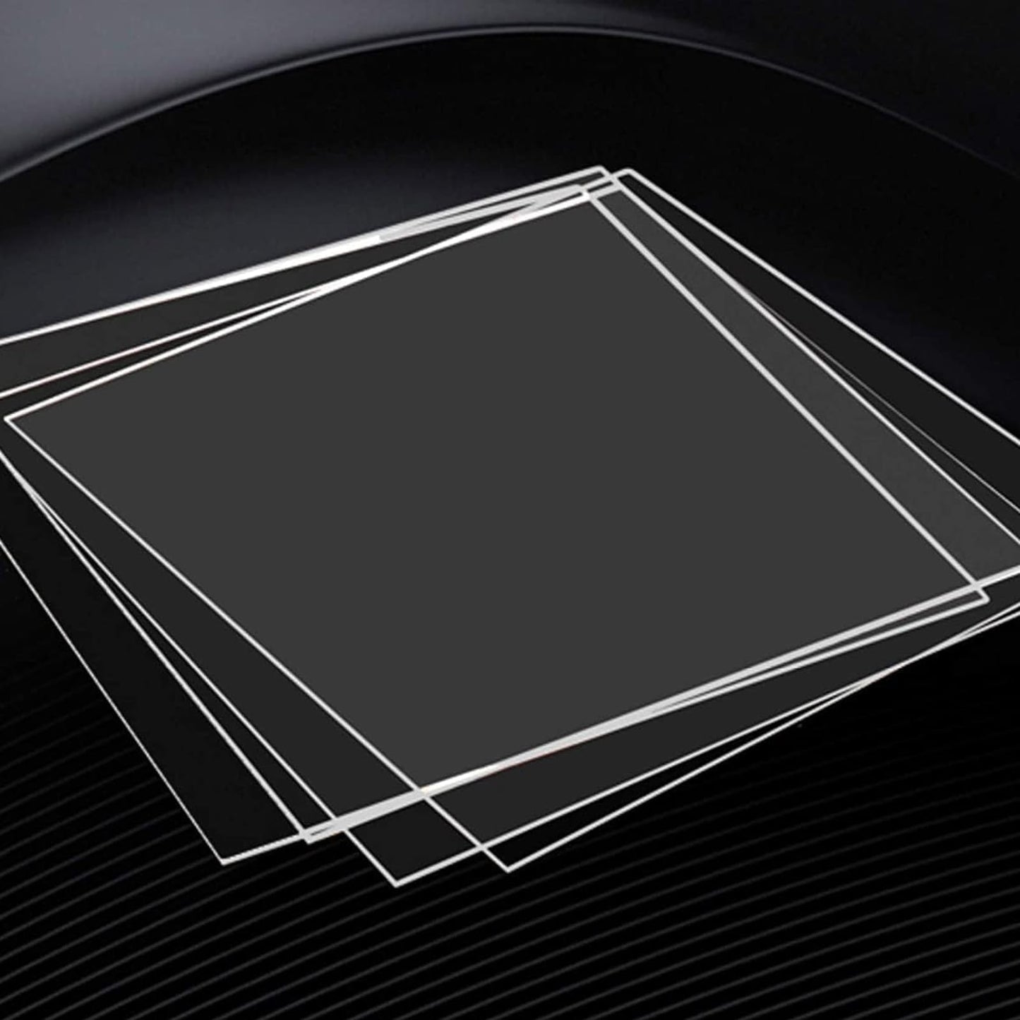 2-Pack 1/8" (3mm) Thick Clear Acrylic Sheets - 24" x 36" Pre-Cut Plexiglass Sheets for Craft Projects, Signs, Sneeze Guard, and More - Cut with Laser, Power Saw, or Hand Tools