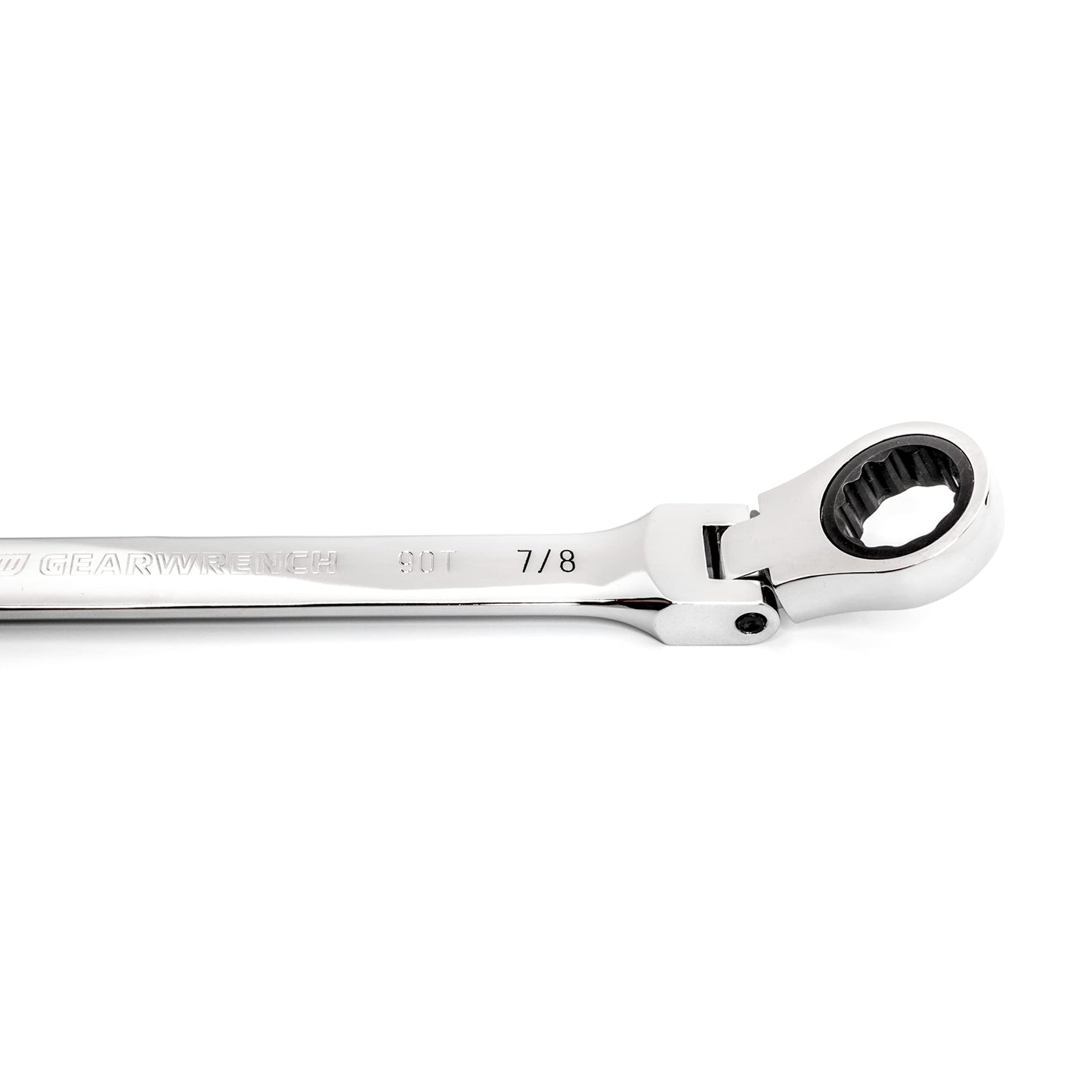 GEARWRENCH 7/8" 4 Degree Swing Arch 12 Point Flex Head Ratcheting Combination Wrench - 86751