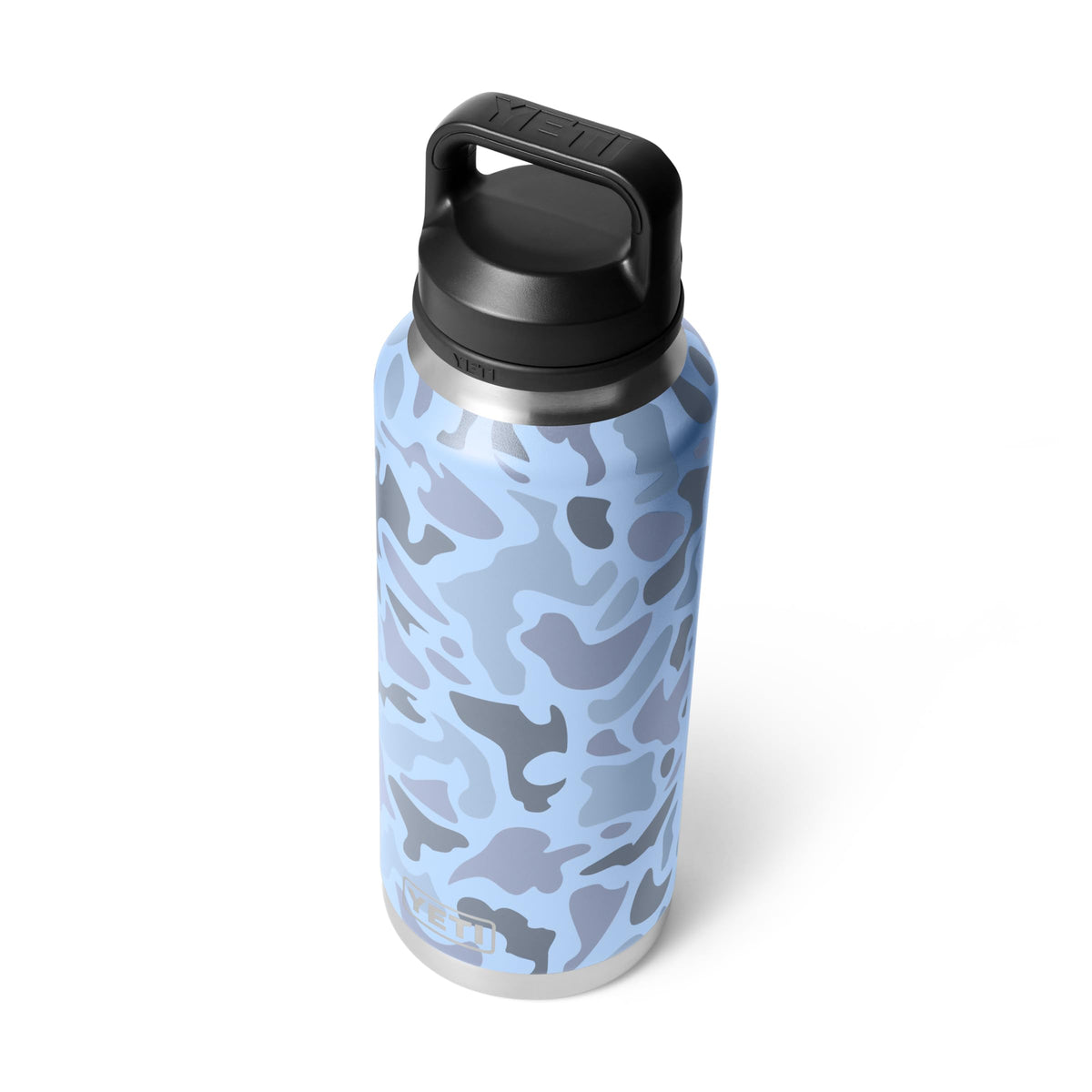 YETI Rambler 36 oz Bottle, Leakproof, Vacuum Insulated, Stainless Steel with Chug Cap, Blue Camo