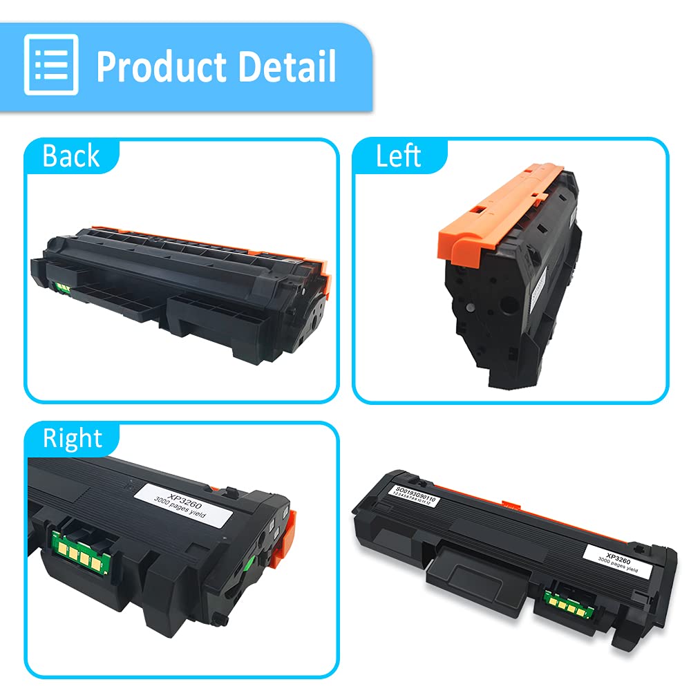 LAIPENG Compatible Toner Cartridge Replacement for Xerox 3215 3260 106R02777 High-Yield 3000 Pages for Xerox Phaser 3052 3260 3260di 3260dni, Xerox WorkCentre 3215 3215ni 3225 3225dni (1-Pack Black)